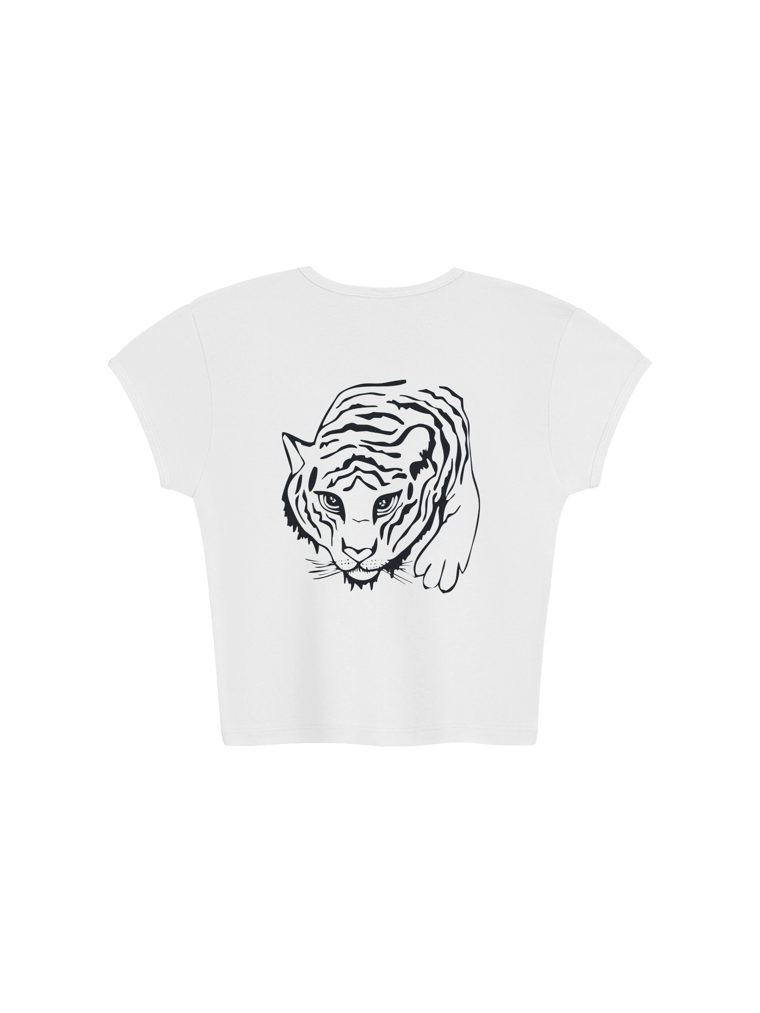 Mermaid Tiger Crop T-shirt product image (2)