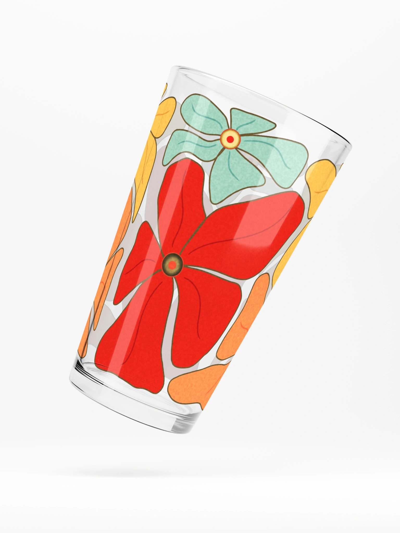 Petals and Olives Shaker Pint Glass product image (2)