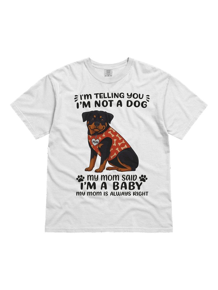 Mom's Baby Rottweiler Tee product image (5)