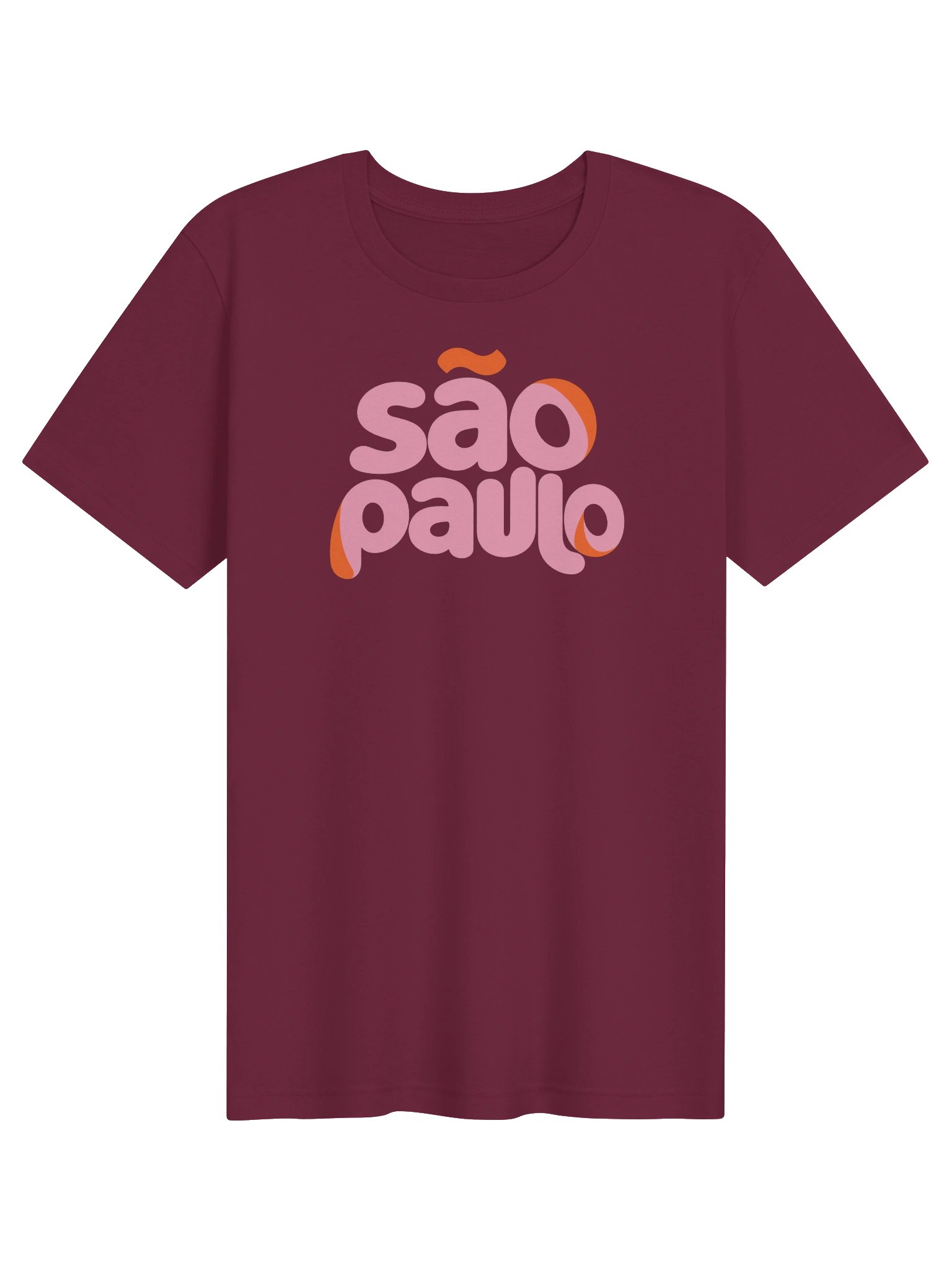 São Paulo Pink Wordmark Tee product image (1)