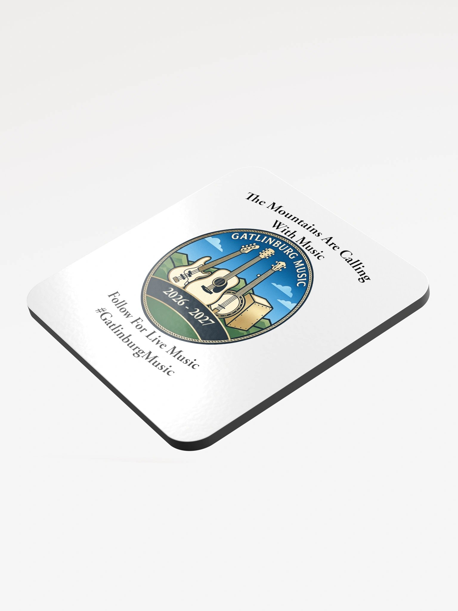 Gatlinburg Music 2026–2027 Badge Coaster product image (3)