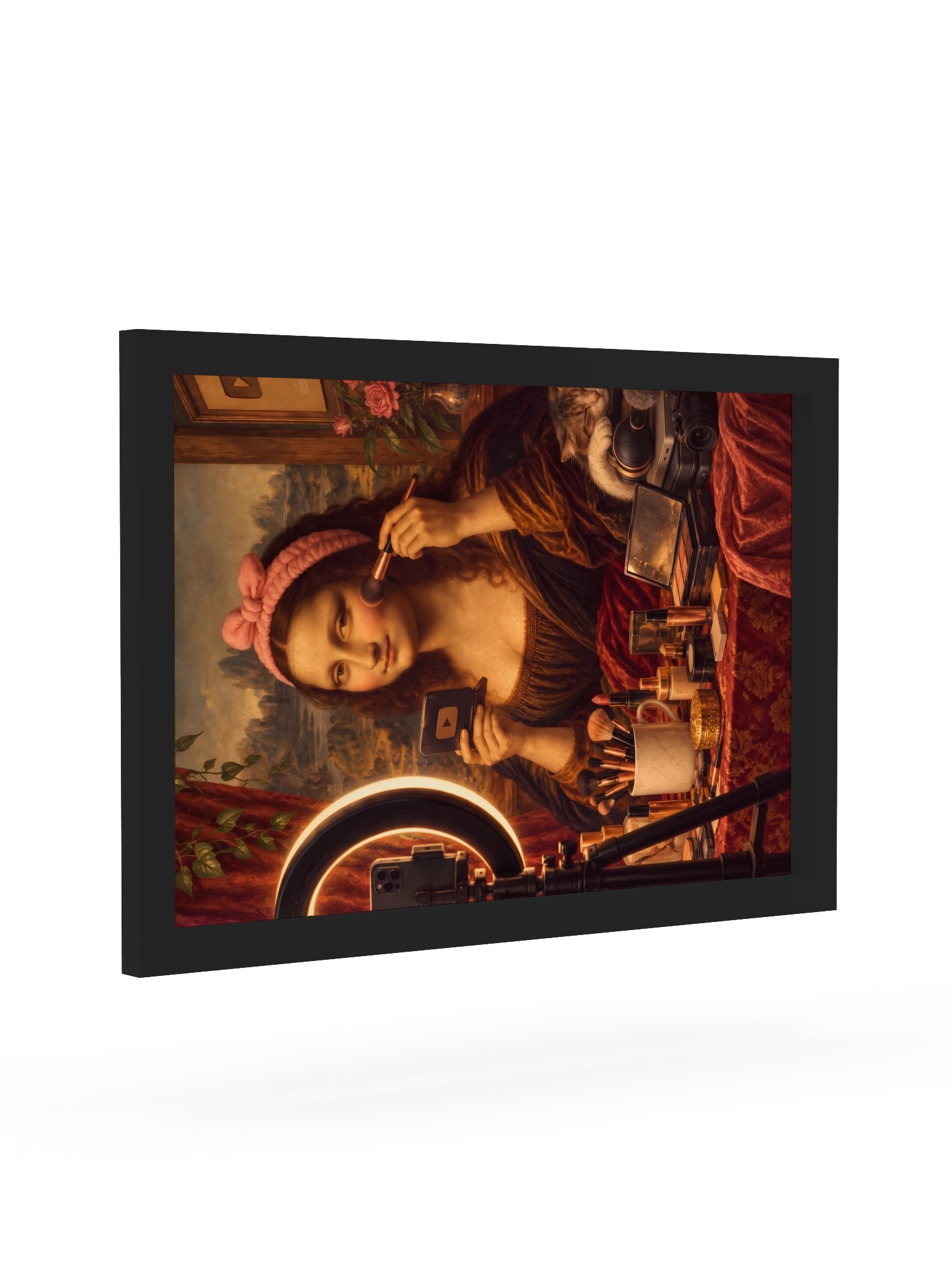Getting Ready With Mona Lisa Poster product image (9)