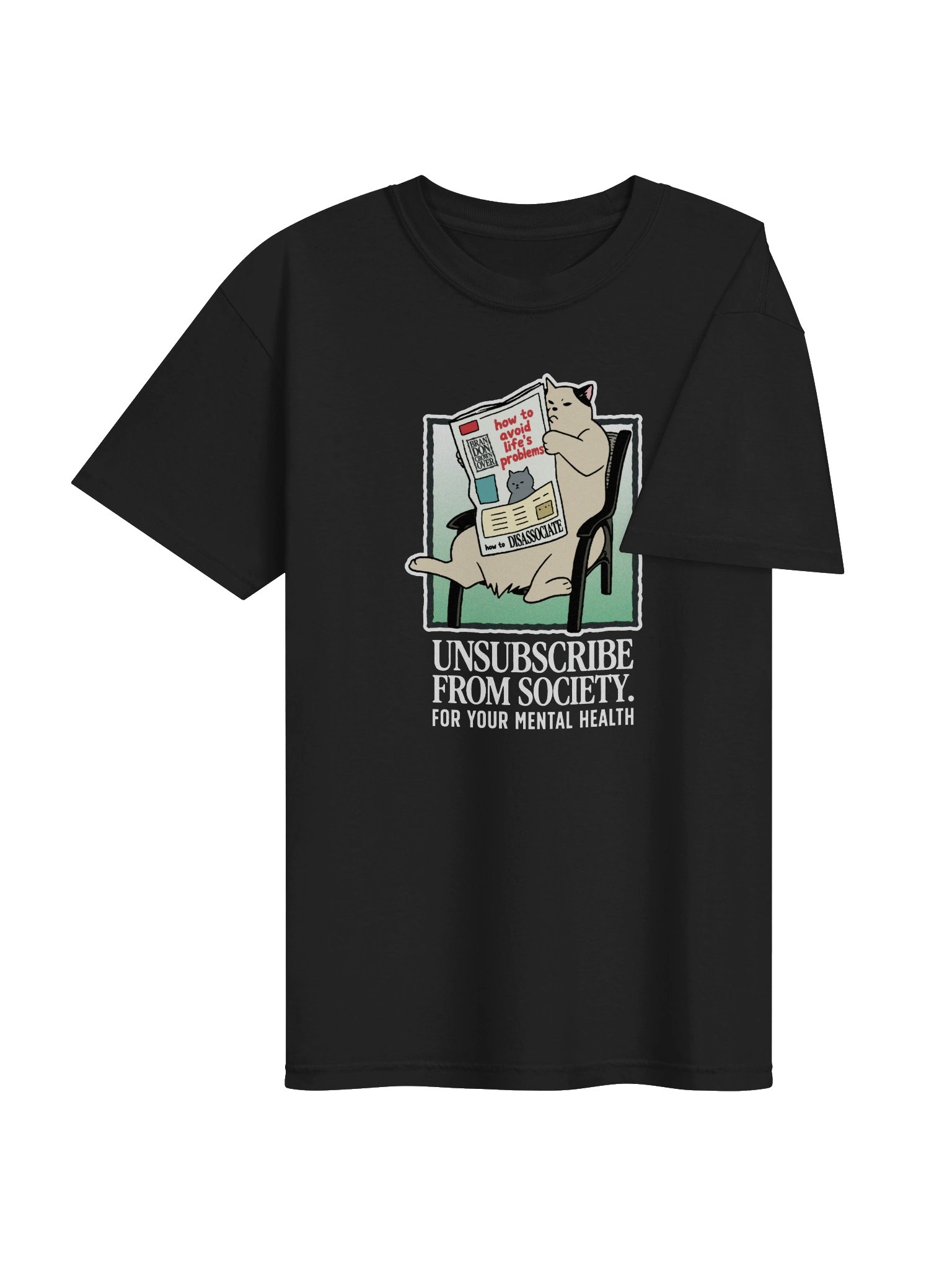 Unsubscribe Tee - DARK product image (10)
