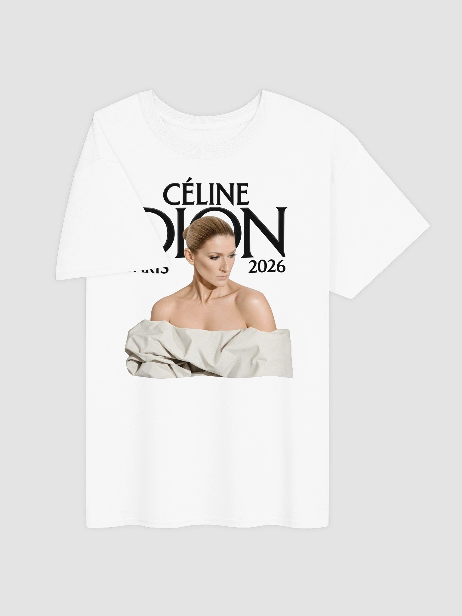 Celine Dion Paris Tour 2026 Shirt, Celine Dion Graphic Tee, Live On Tour Dates T-Shirt, Vintage Music Merch product image (5)