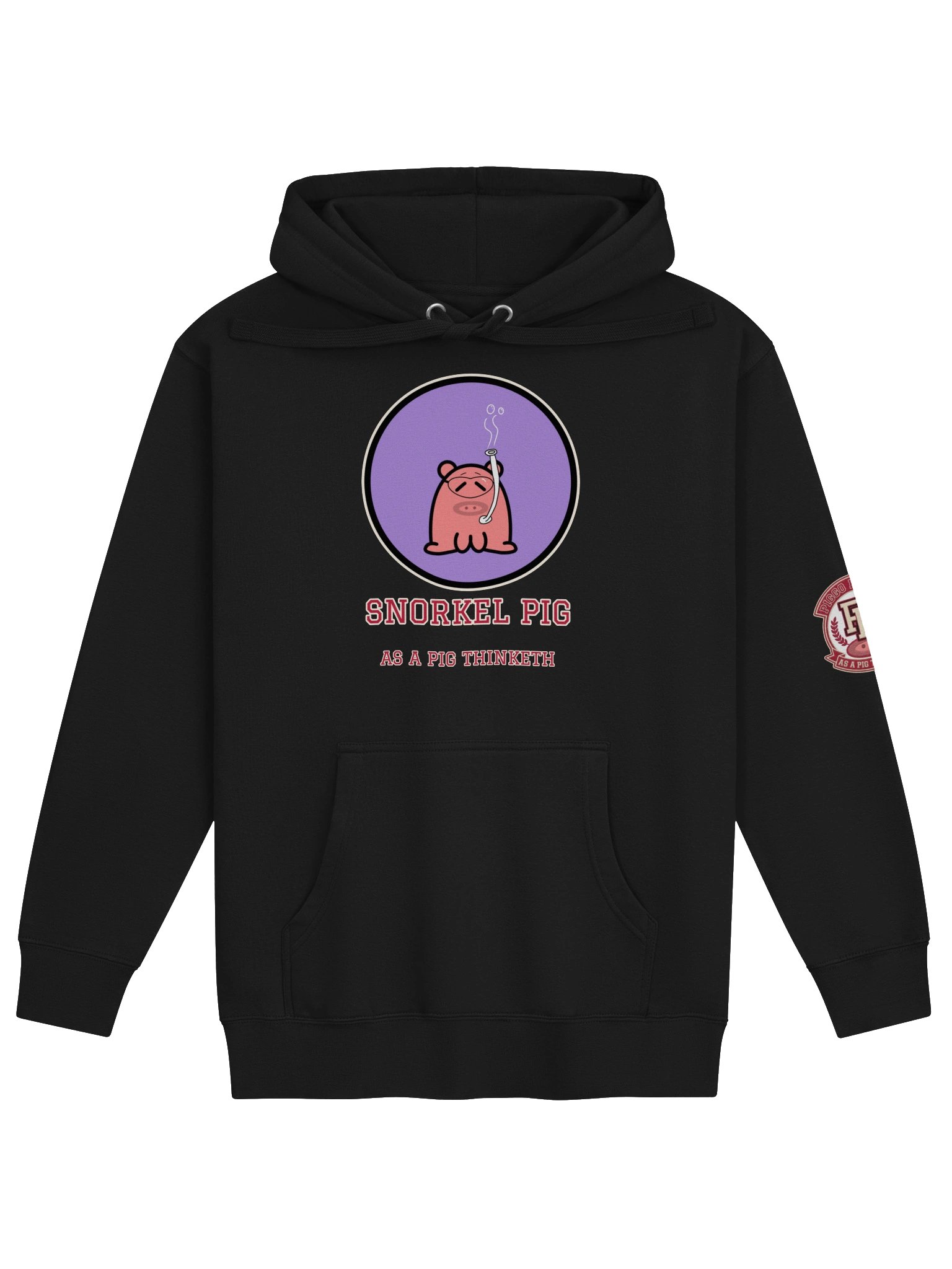 Snorkel Pig Hoodie | As a Pig Thinketh product image (1)