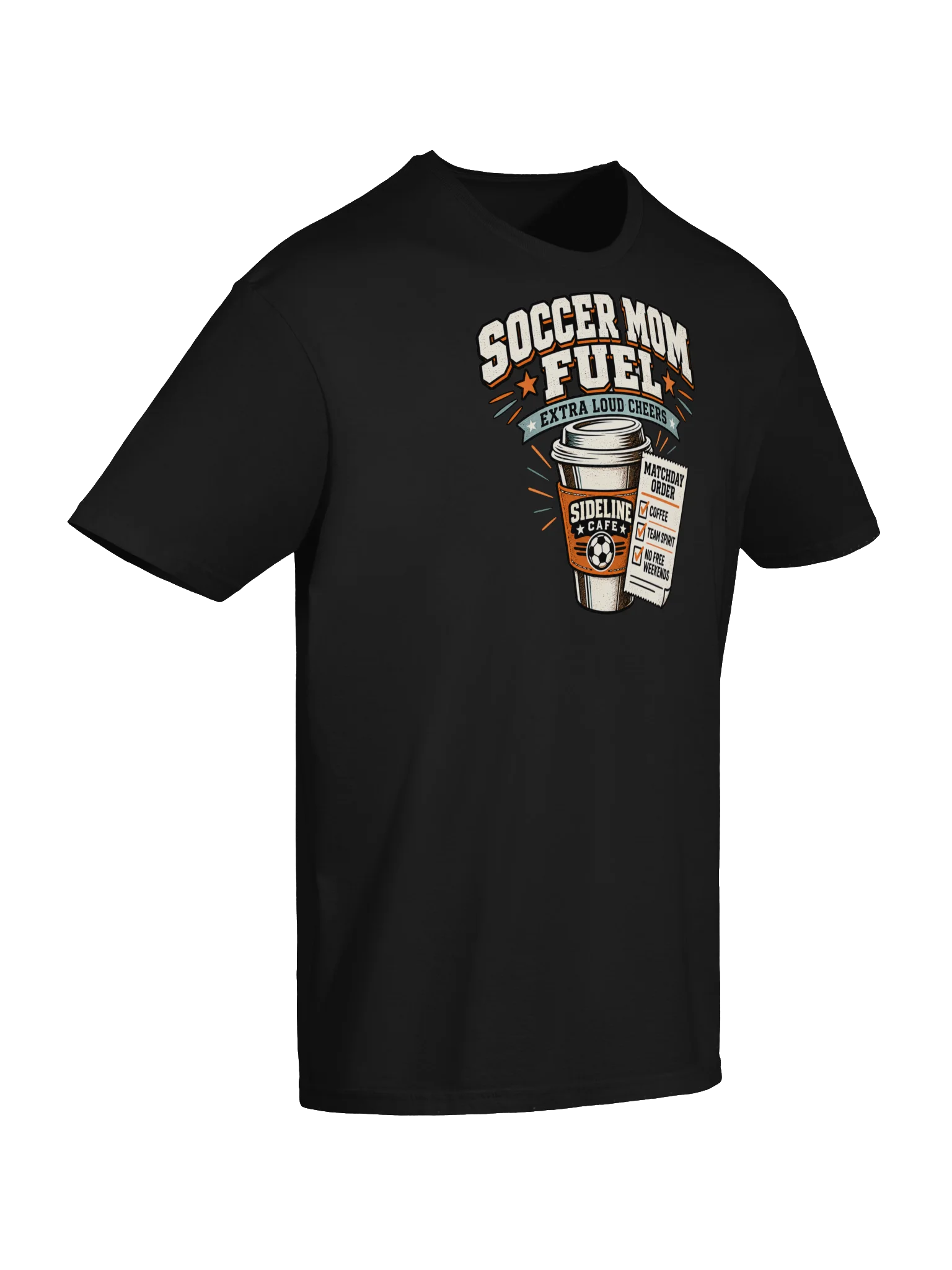 Soccer Mom Fuel Sideline Coffee Tee product image (51)
