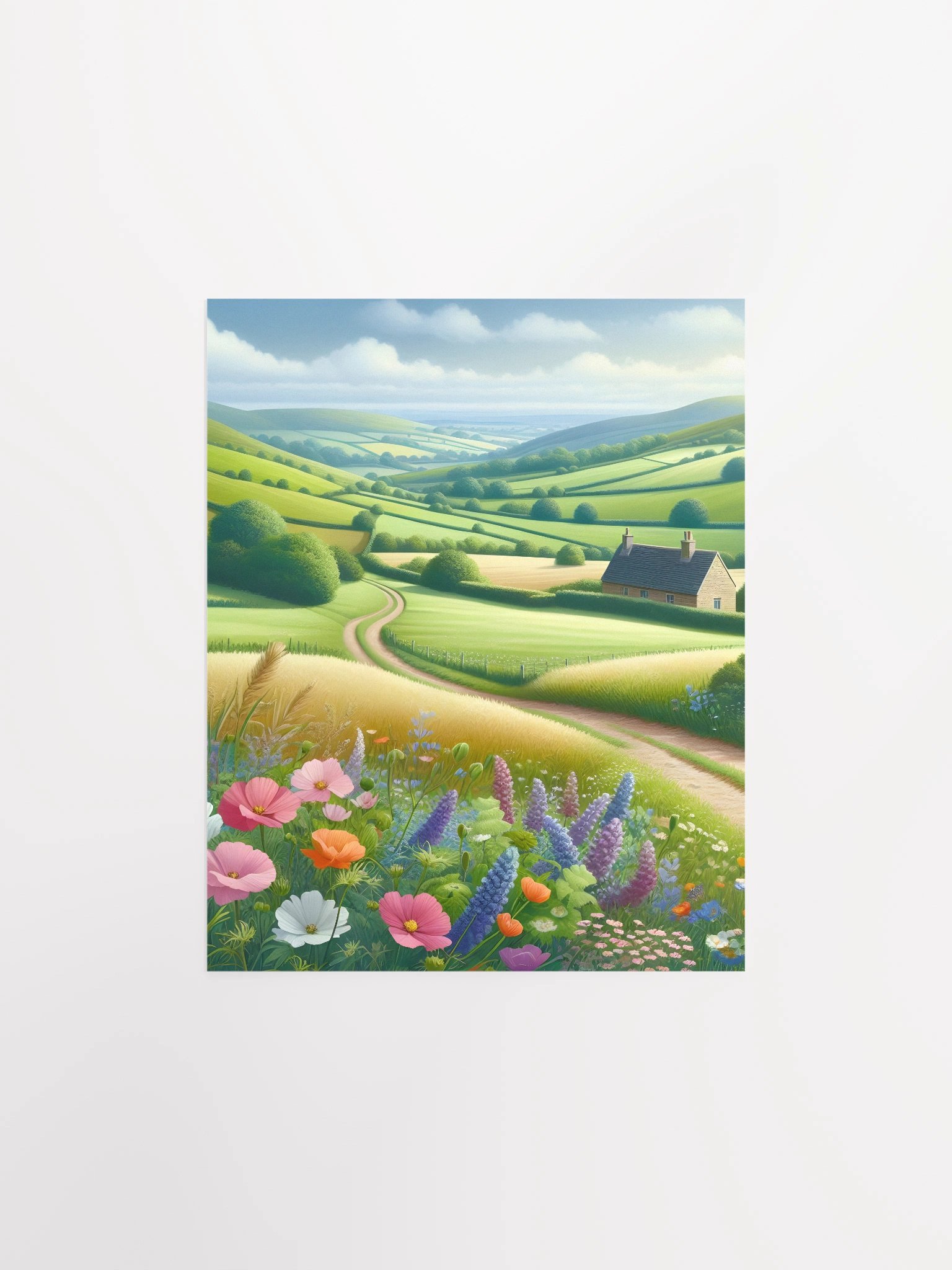 The Winding Way Matte Poster Print product image (6)