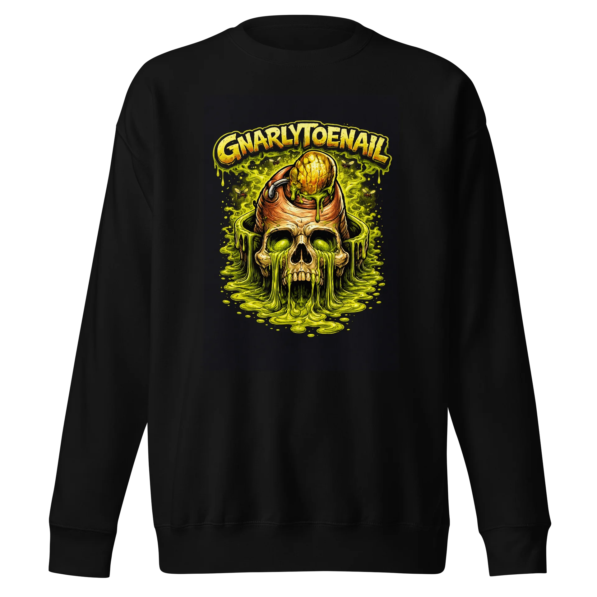 GnarlyToenail Skull Premium Sweatshirt product image (1)