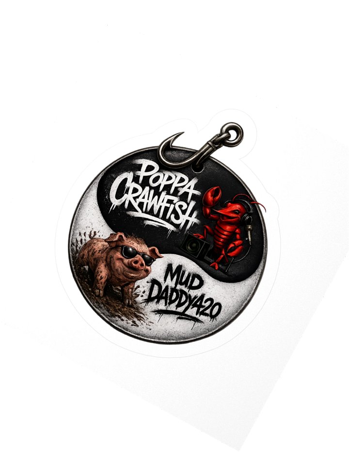 Crawfish/Muddaddy 3x3 Decal product image (2)