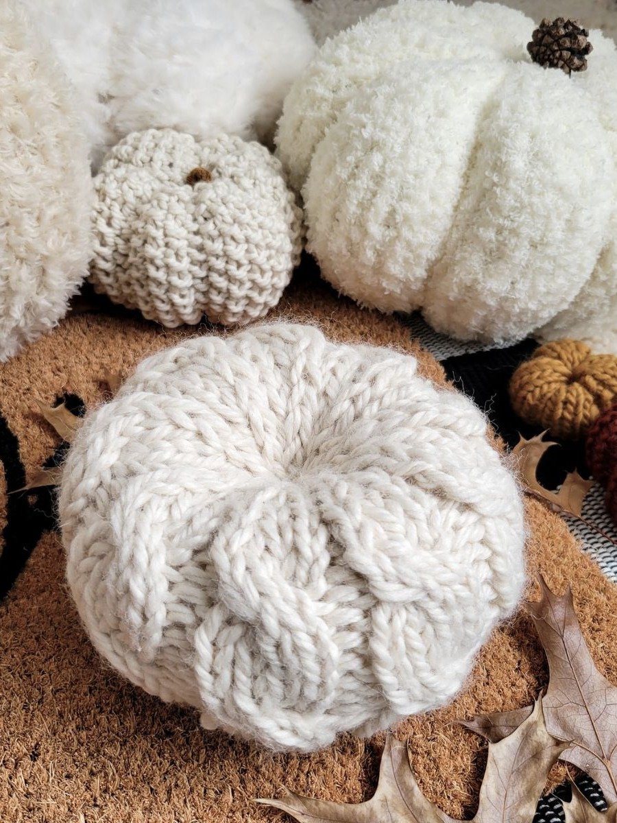 Cable Knit Pumpkin Pattern product image (3)
