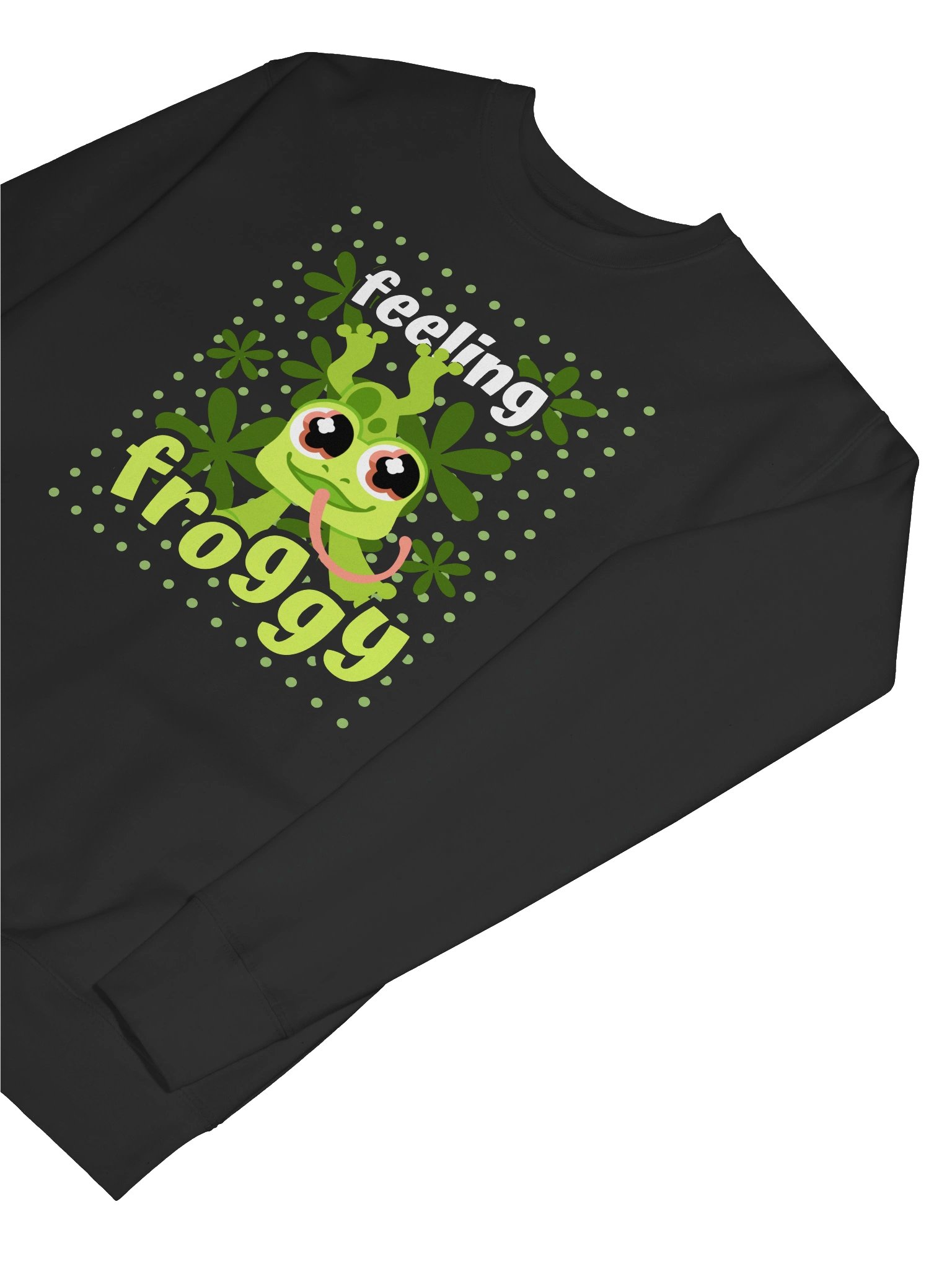 Feeling Froggy Sweatshirt (dark) product image (7)