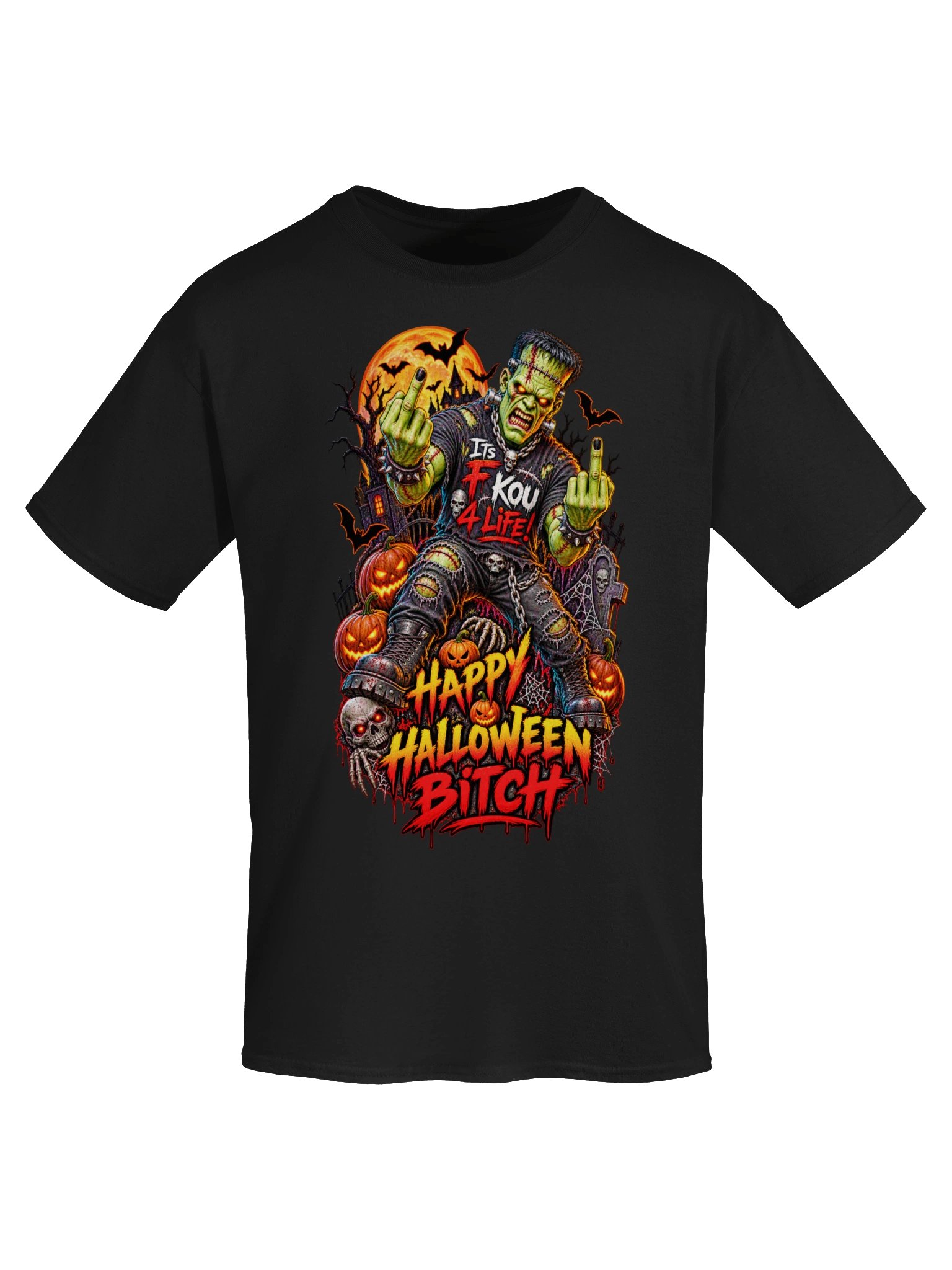 Frankenstein Its F KOU 4 Life Gildan Heavyweight T-Shirt product image (50)