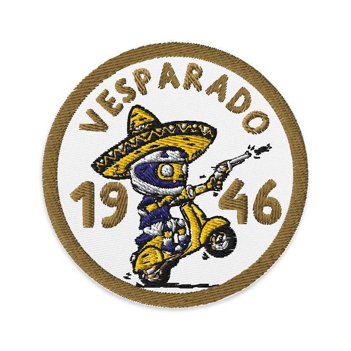 VESPARADO 1946 Scooter Emblem Patch product image (1)