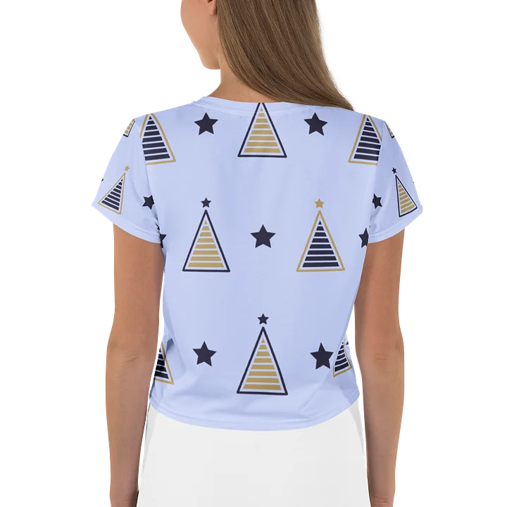 Celestial Stars All-Over Print Crop Tee product image (2)