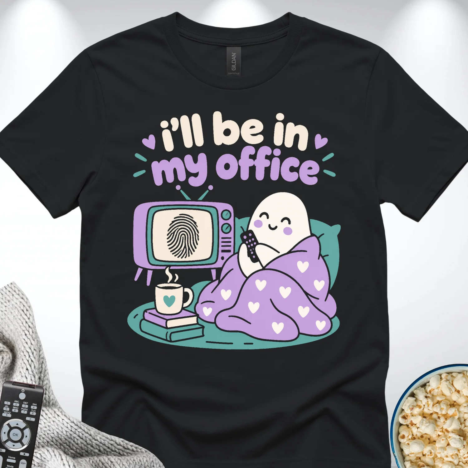 I’ll Be in My Office True Crime Podcast T-Shirt product image (2)
