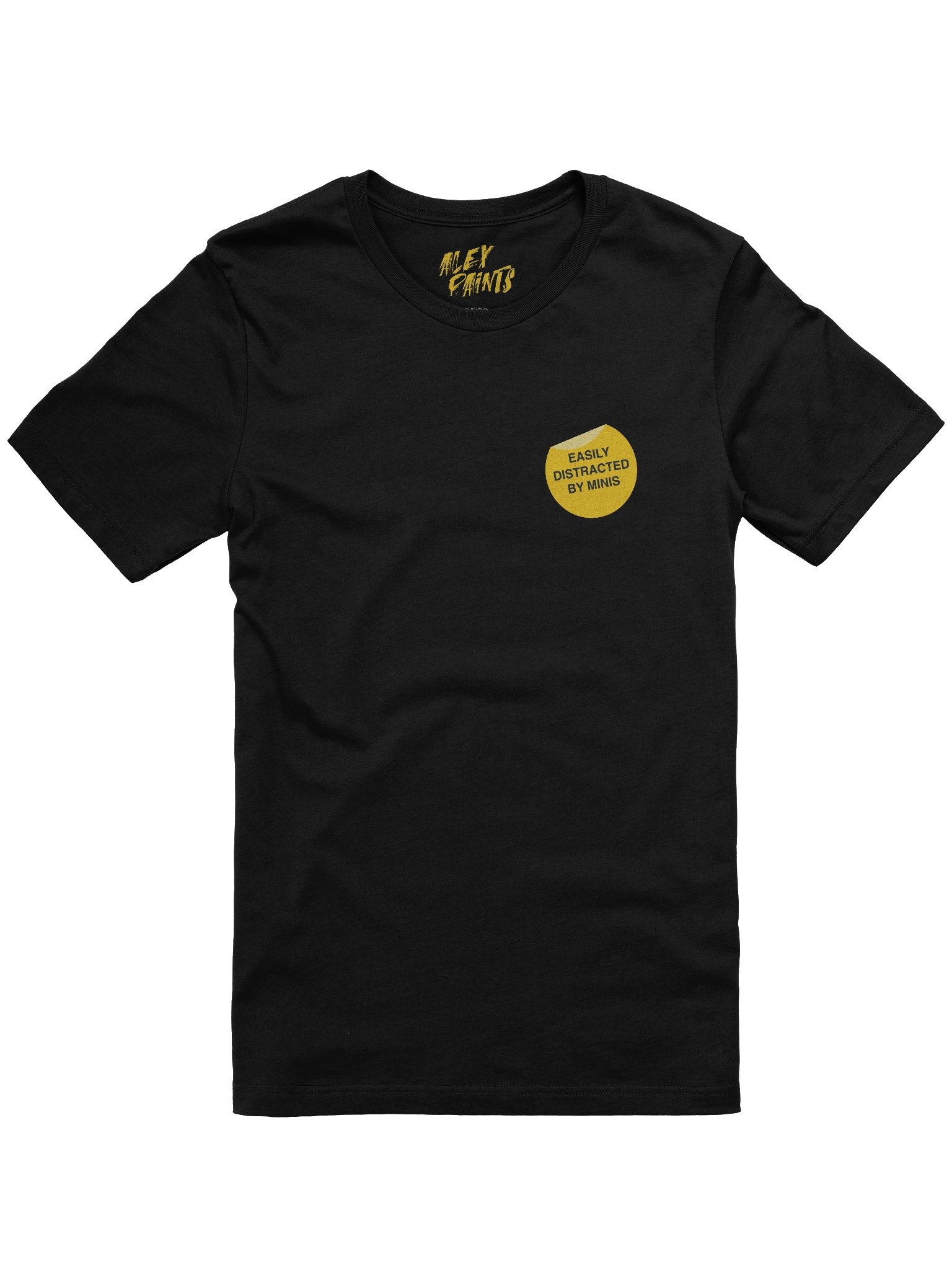 Easily Distracted Sticker Tee (larger sticker) product image (1)
