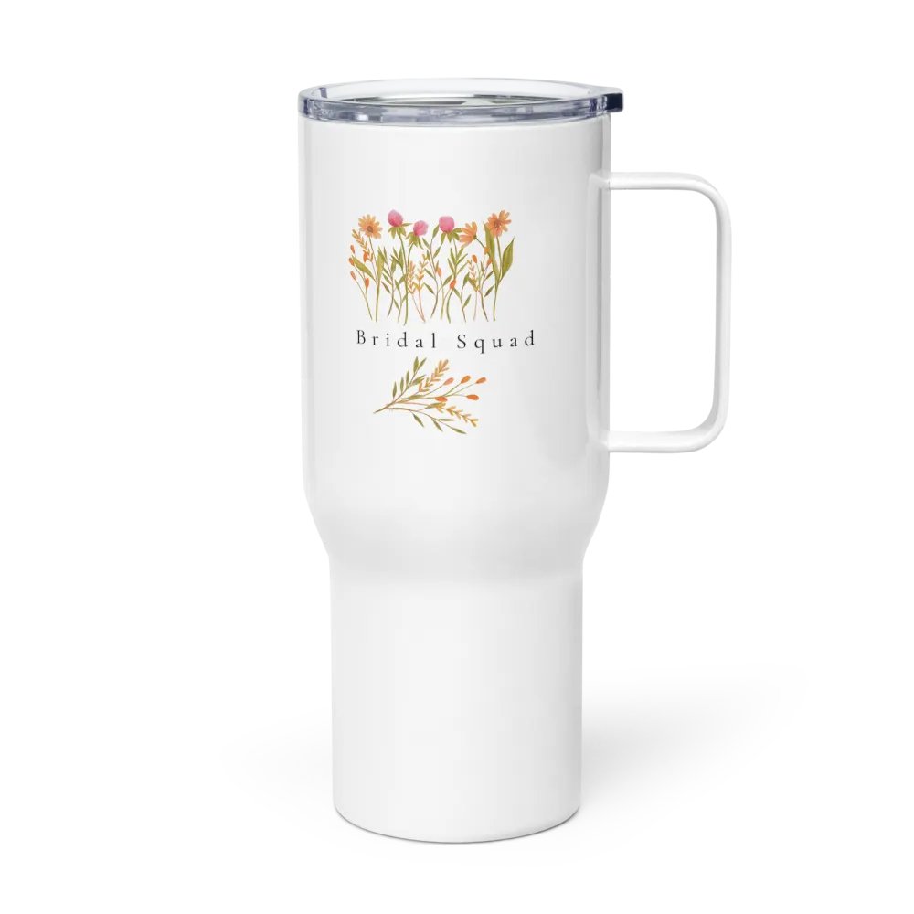 Bridal Squad 006 Wild Flowers Floral Bliss Travel Mug product image (3)