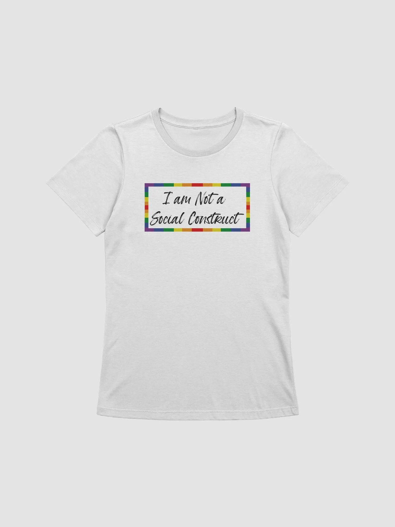 I am Not a Social Construct (lg) - Pride - Women's Relaxed Fit T product image (25)