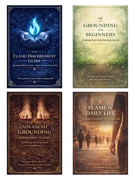 🔥 THE FLAME FOUNDATION BUNDLE Grounding, Discernment & Sovereign Stability