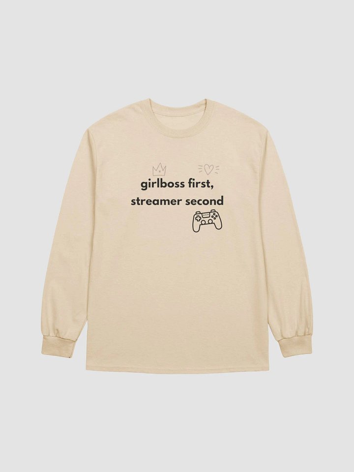 Girlboss First, Streamer Second Long Sleeve Shirt product image (5)