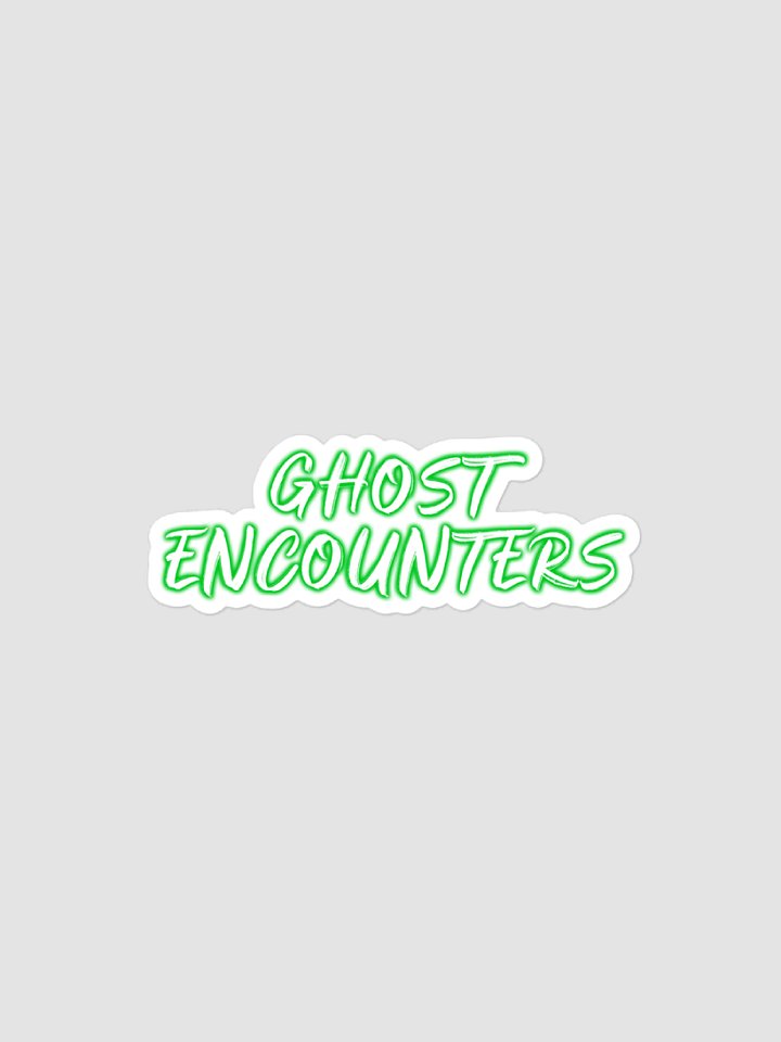 Ghost Encounters Kiss Cut Sticker product image (1)