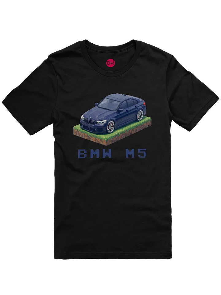 Blue BMW M5 F90 Shirt (Pixel, Retro, Minecraft) product image (2)