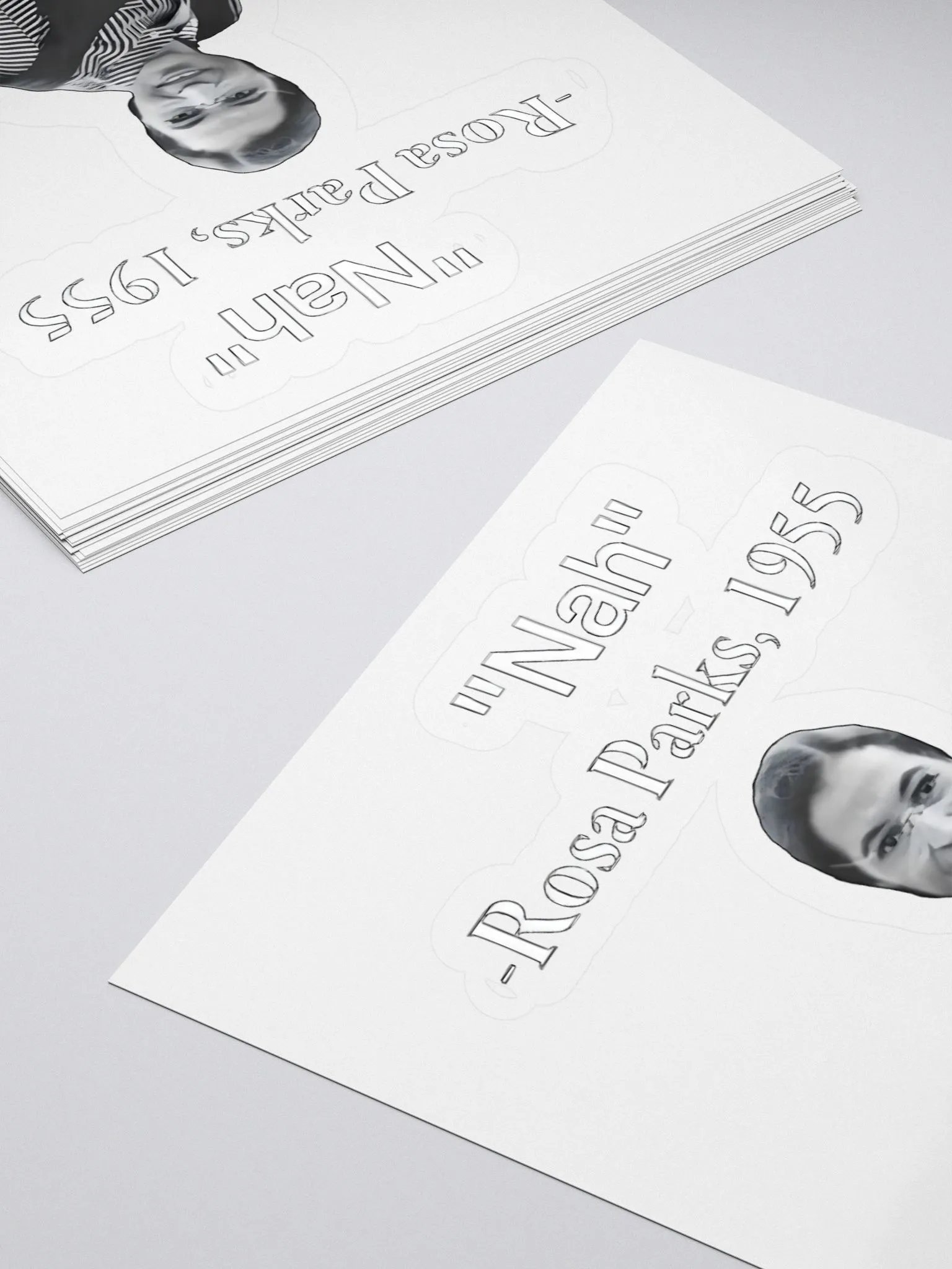 "Nah" Rosa Parks Sticker product image (4)