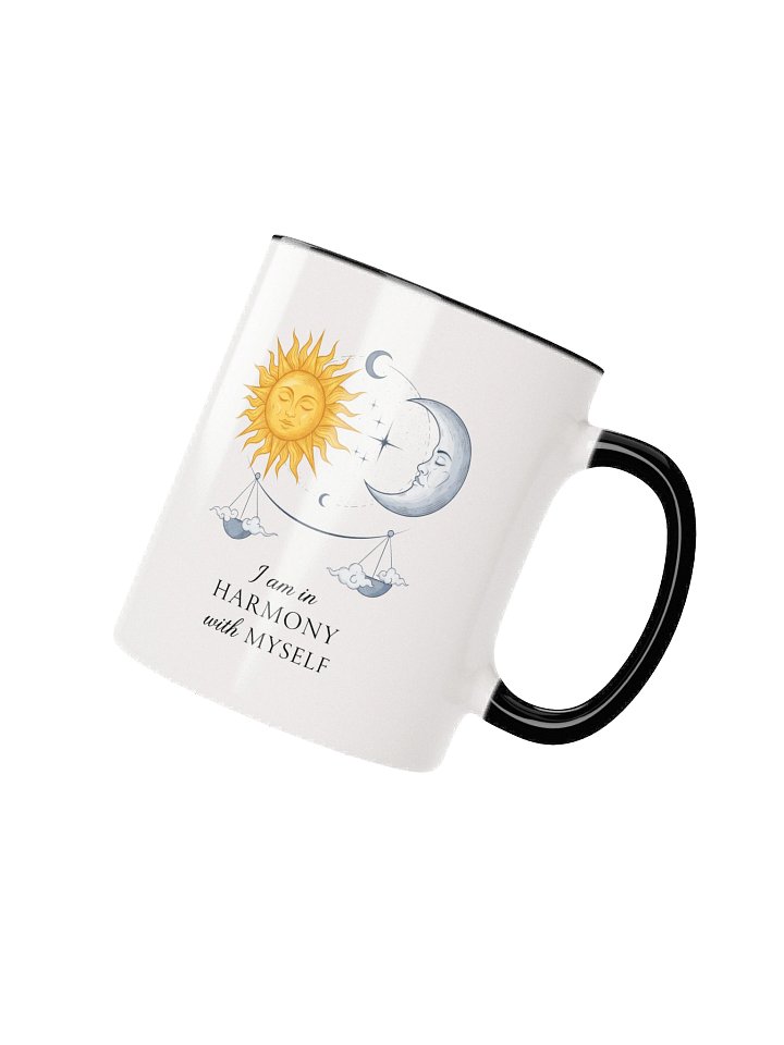 Sun & Moon Line Art & Quote Ceramic Mug product image (2)