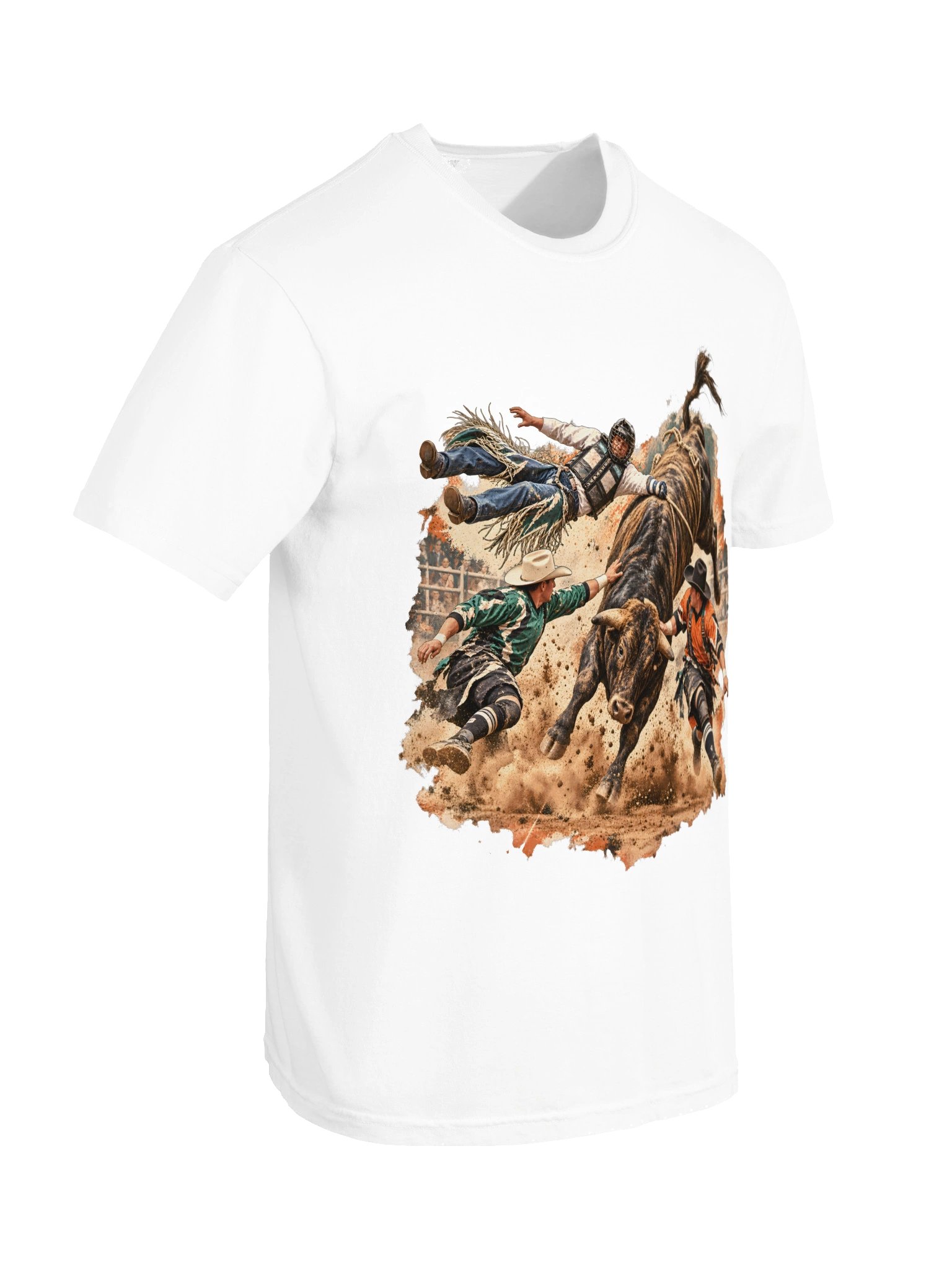 Bull Riding Wreck Shirt — Hung Up Rodeo Tee | Broken Roughstock™ product image (11)