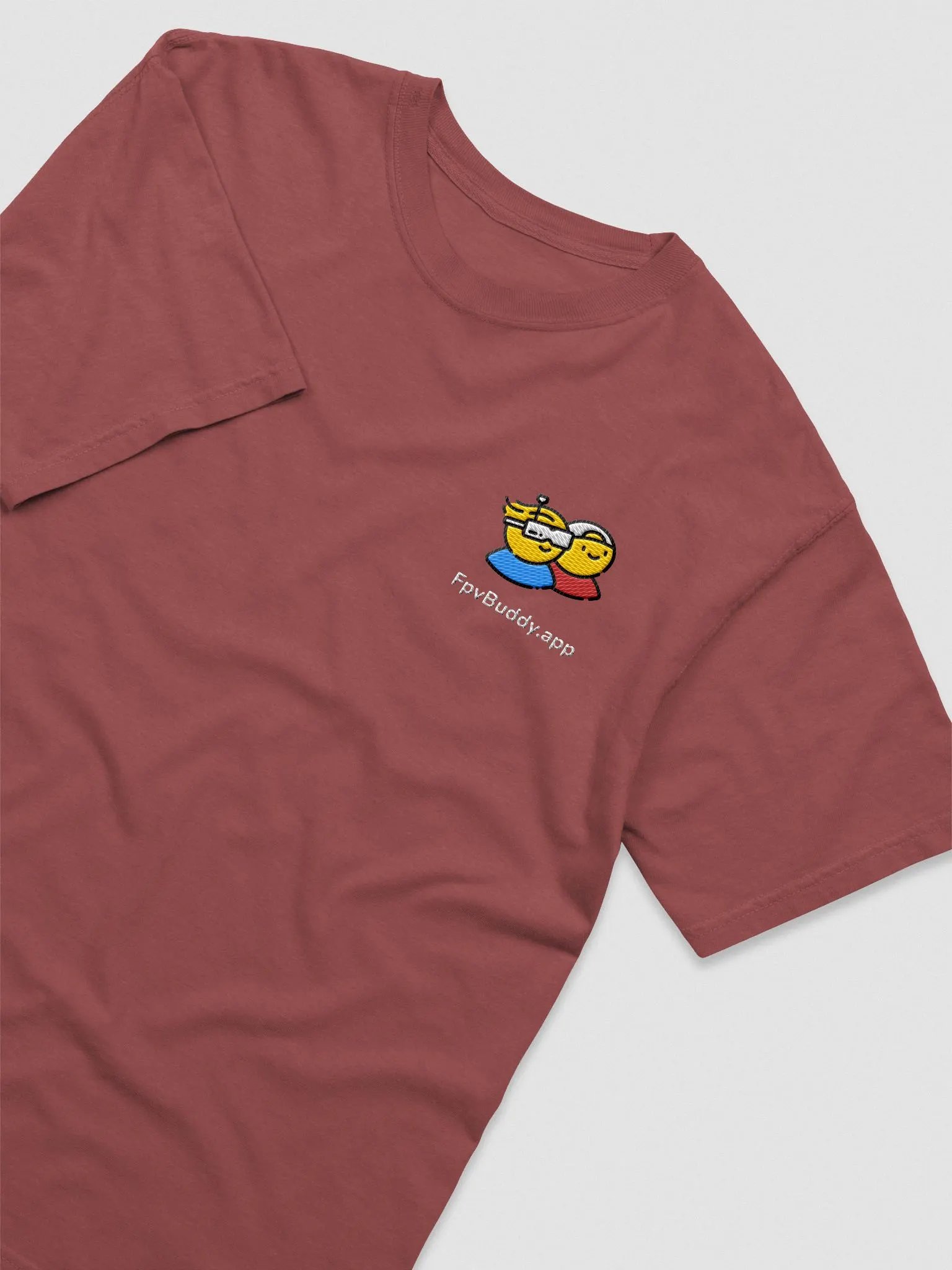 FpvBuddy embroidered t-shirt product image (3)