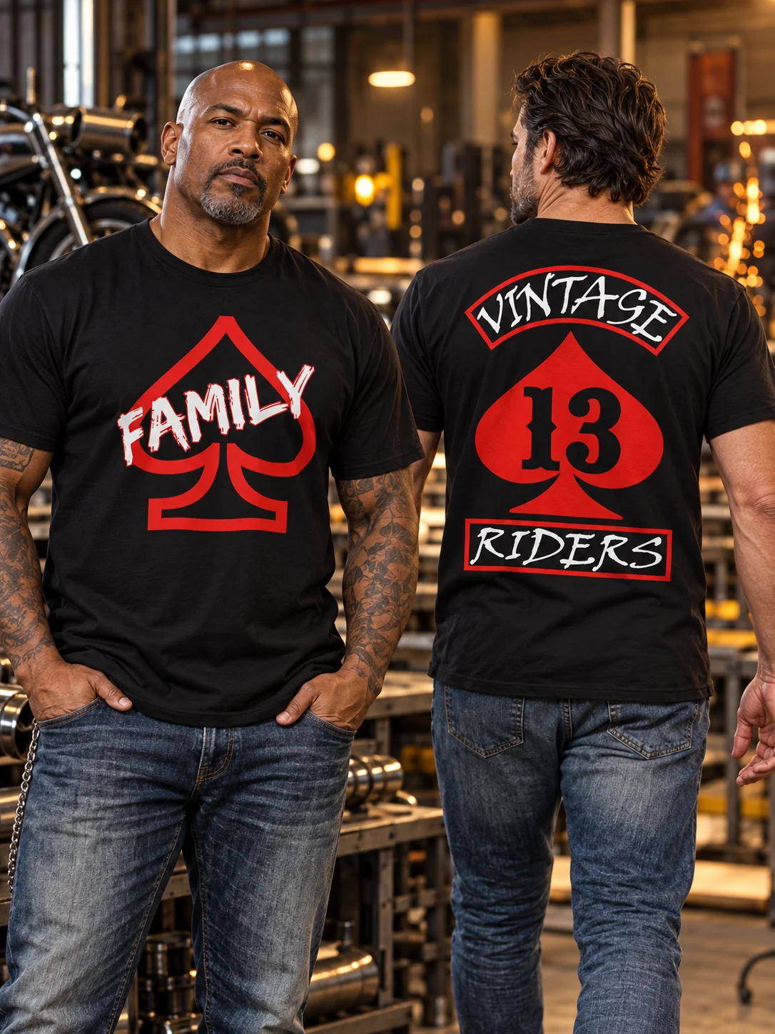 Family + Vintage Riders 13 — Gildan Unisex Softstyle Tee product image (1)