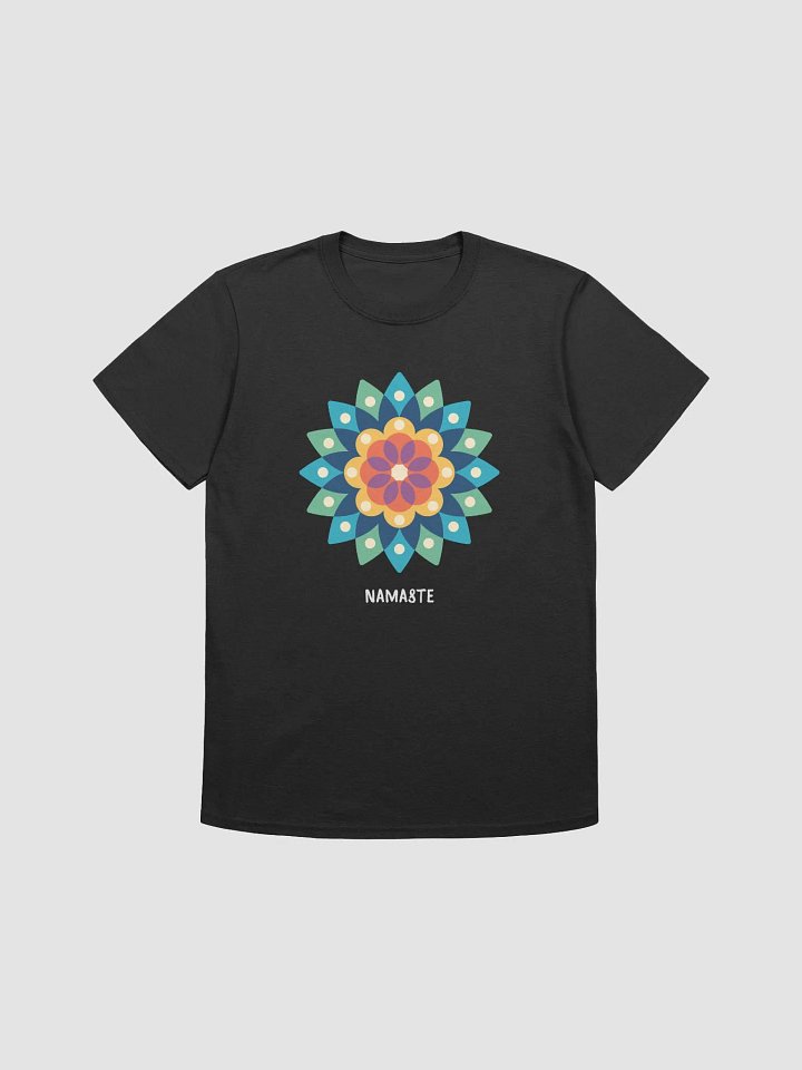 Vibrant Mandala Magic Unisex T-Shirt - Colorful Geometric Pattern product image (1)