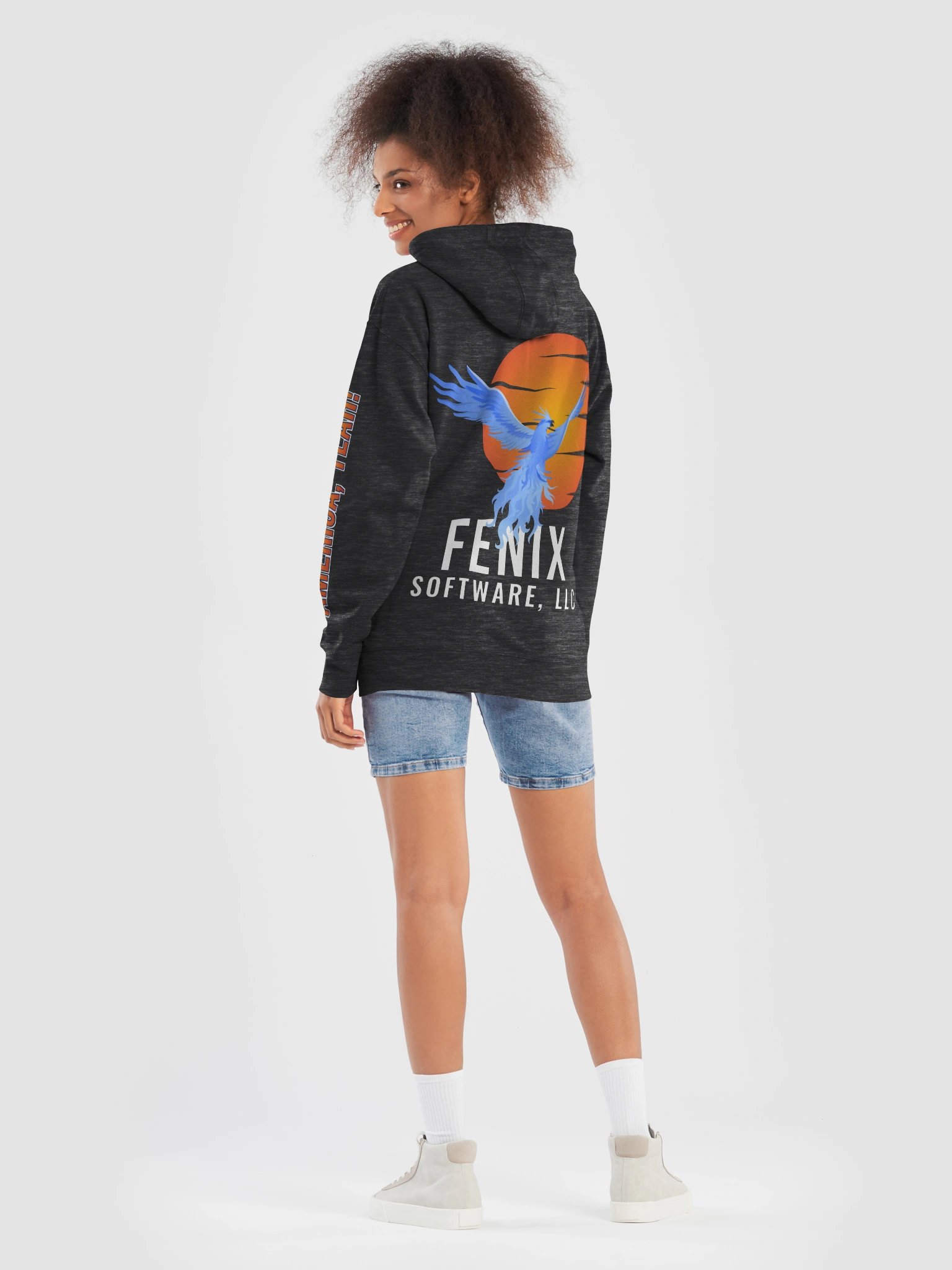 Fenix Software Phoenix Hoodie – Charcoal product image (8)