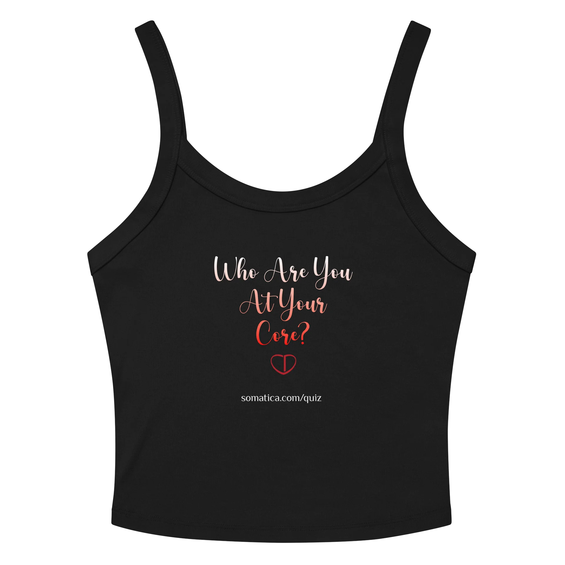 Who are you at your core on Women's Micro-Rib Tank Top product image (6)