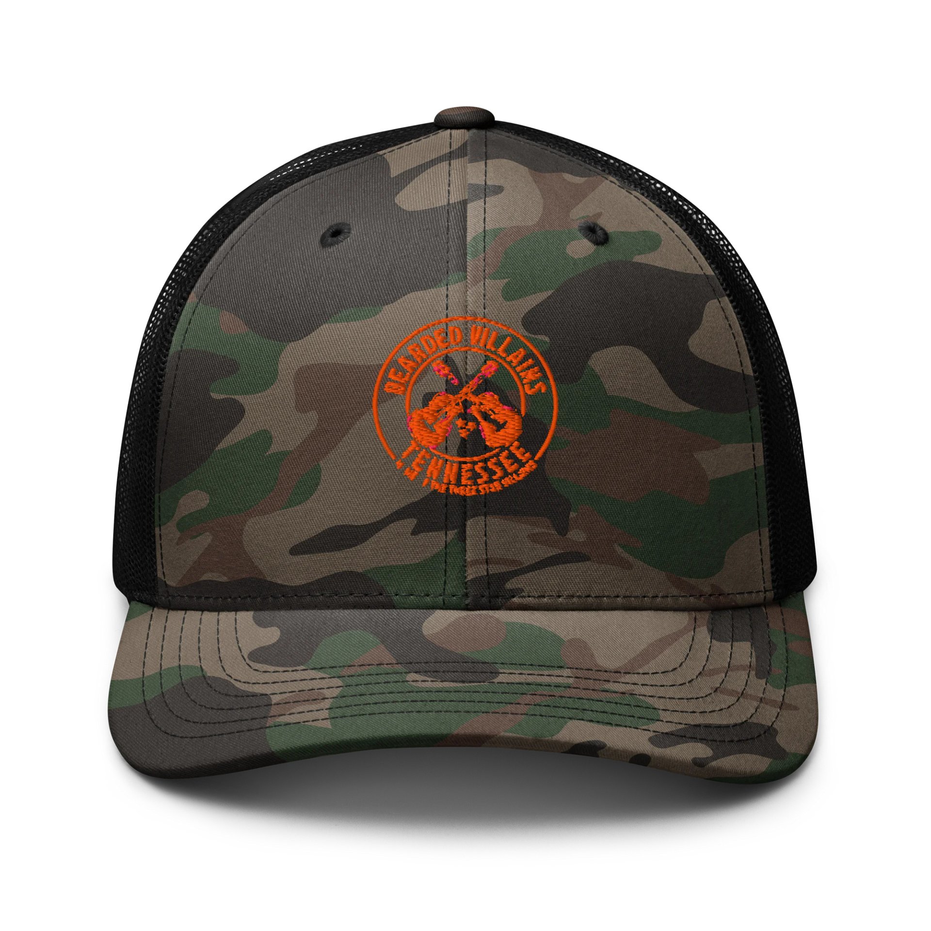 TSV Bearded Villains Tennessee Trucker Hat | Vols Orange Logo | Bold Brotherhood Style & Game-Day Attitude product image (1)