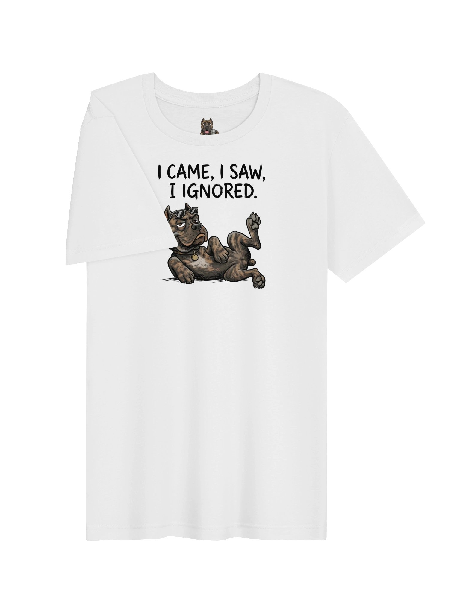 I Came, I Saw, I Ignored Cane Corso Shirt – Funny Dog Graphic Tee product image (3)
