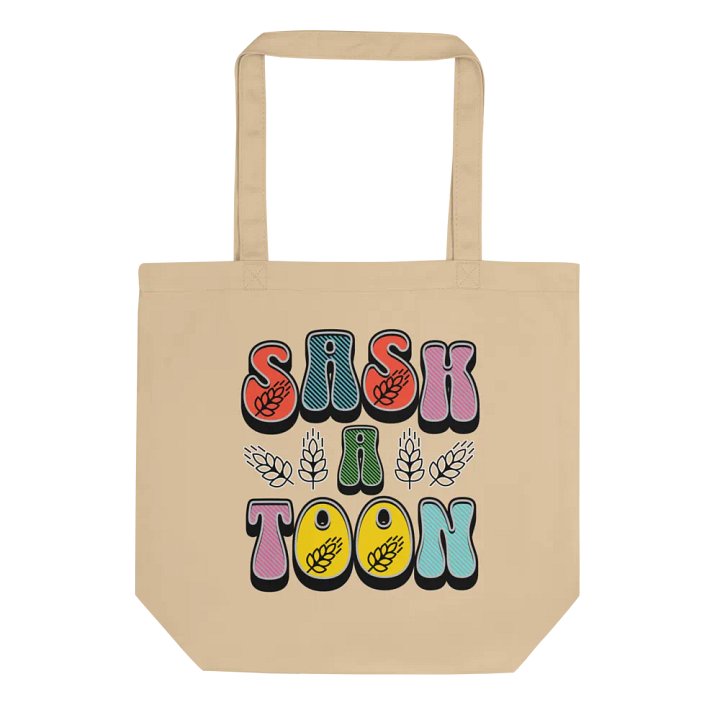 Saskatoon Block Letter Organic Tote Bag product image (1)