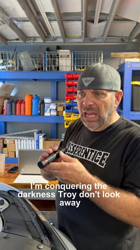 Asking Eddie to hold a light for five seconds...
#ThirdBay #WorkplaceHumor #ApprenticeLife #GarageComedy #MechanicHumor #Shor...