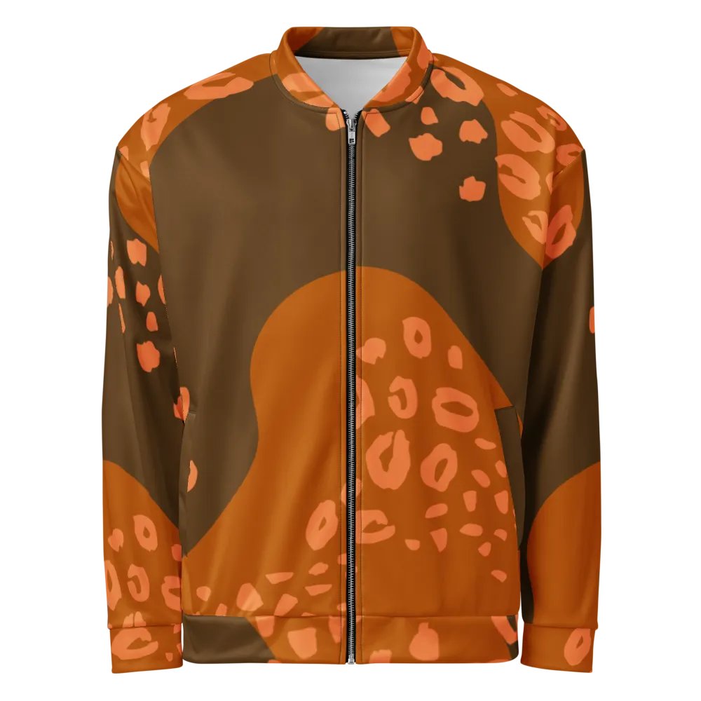 Orange Wild Blend All-Over Bomber Jacket product image (6)