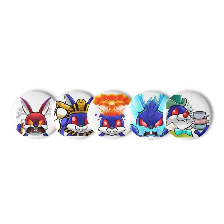 Wabbit Emote Pins product image (3)
