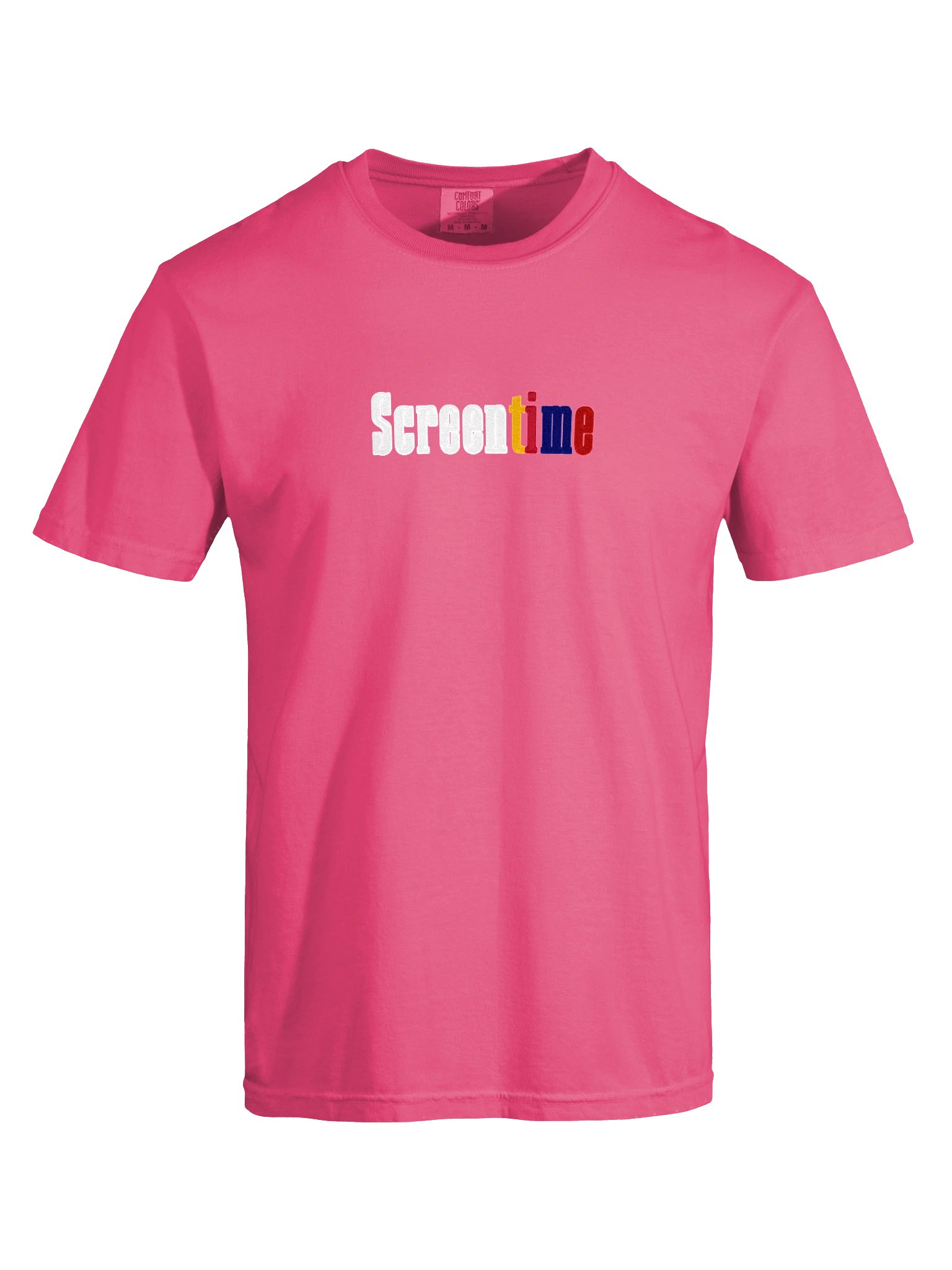 Screentime Vibes Heavy Tee (Pink Edition) product image (7)