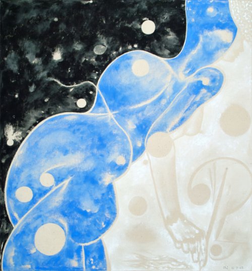 Sandbag 1 (2008) on canvas (32" x 32") product image (1)