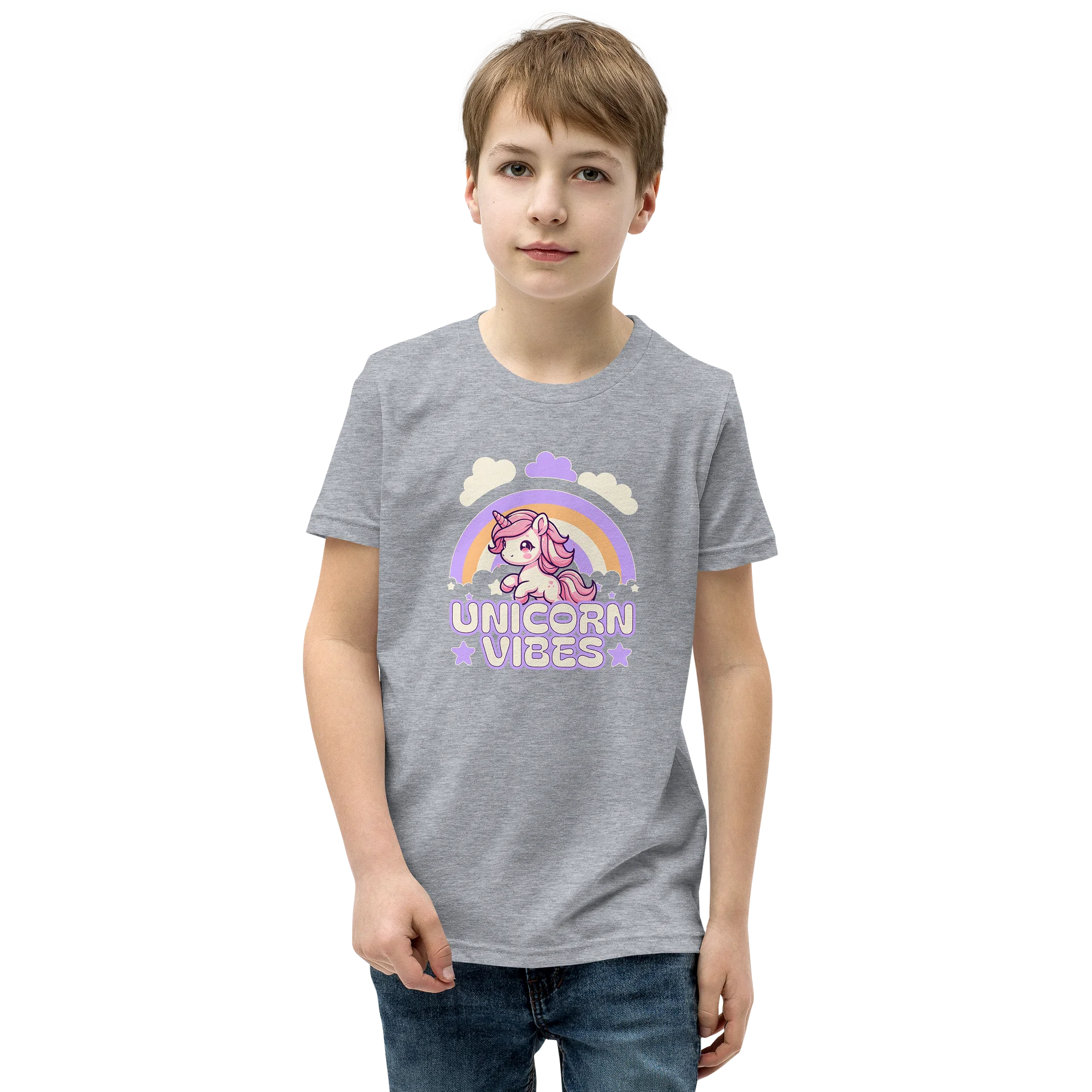 Stylish Unicorn Vibes Youth T-Shirt for Casual Outfits product image (12)
