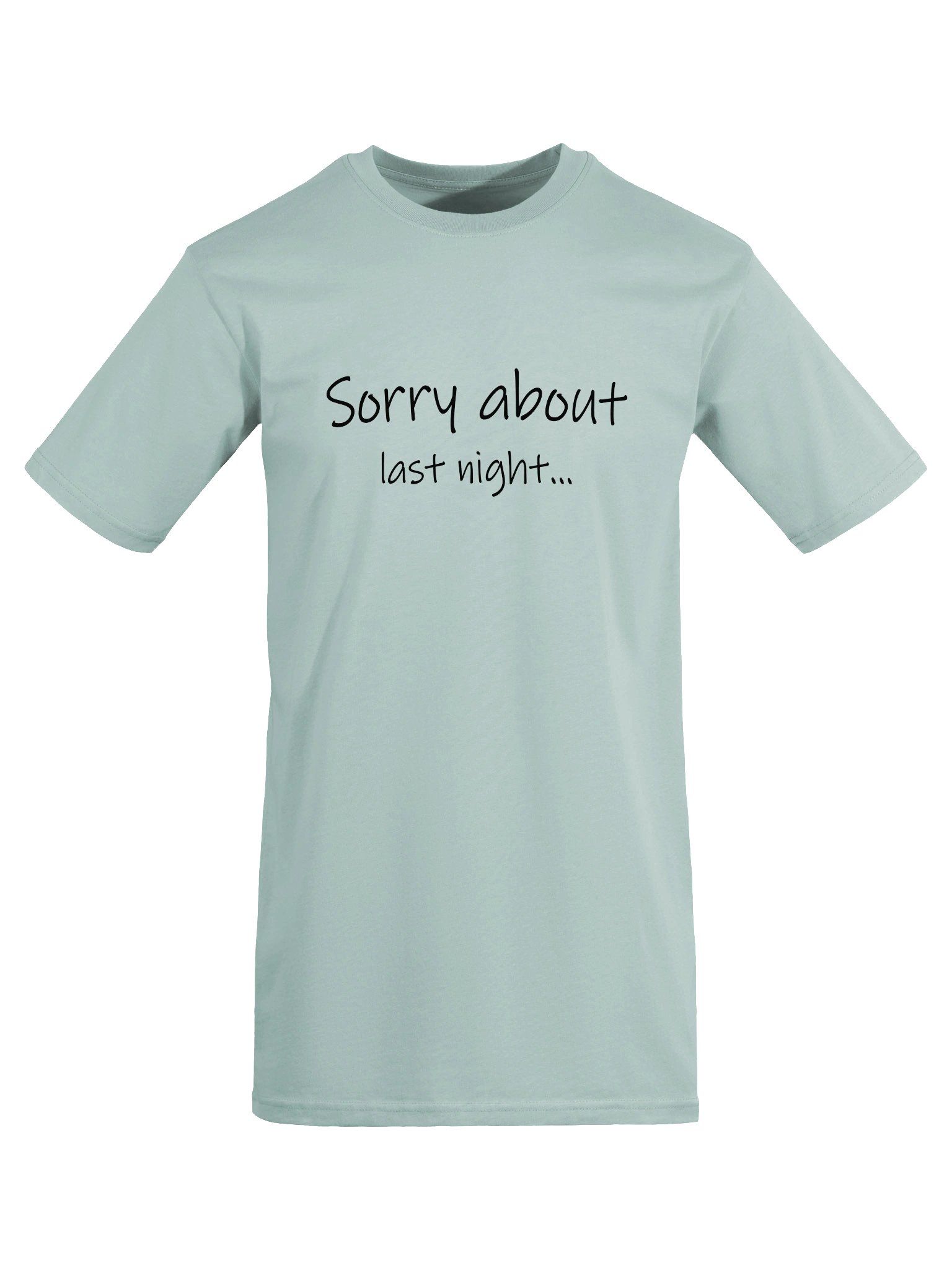 Sorry About Last Night Heavyweight Tee Lt product image (15)