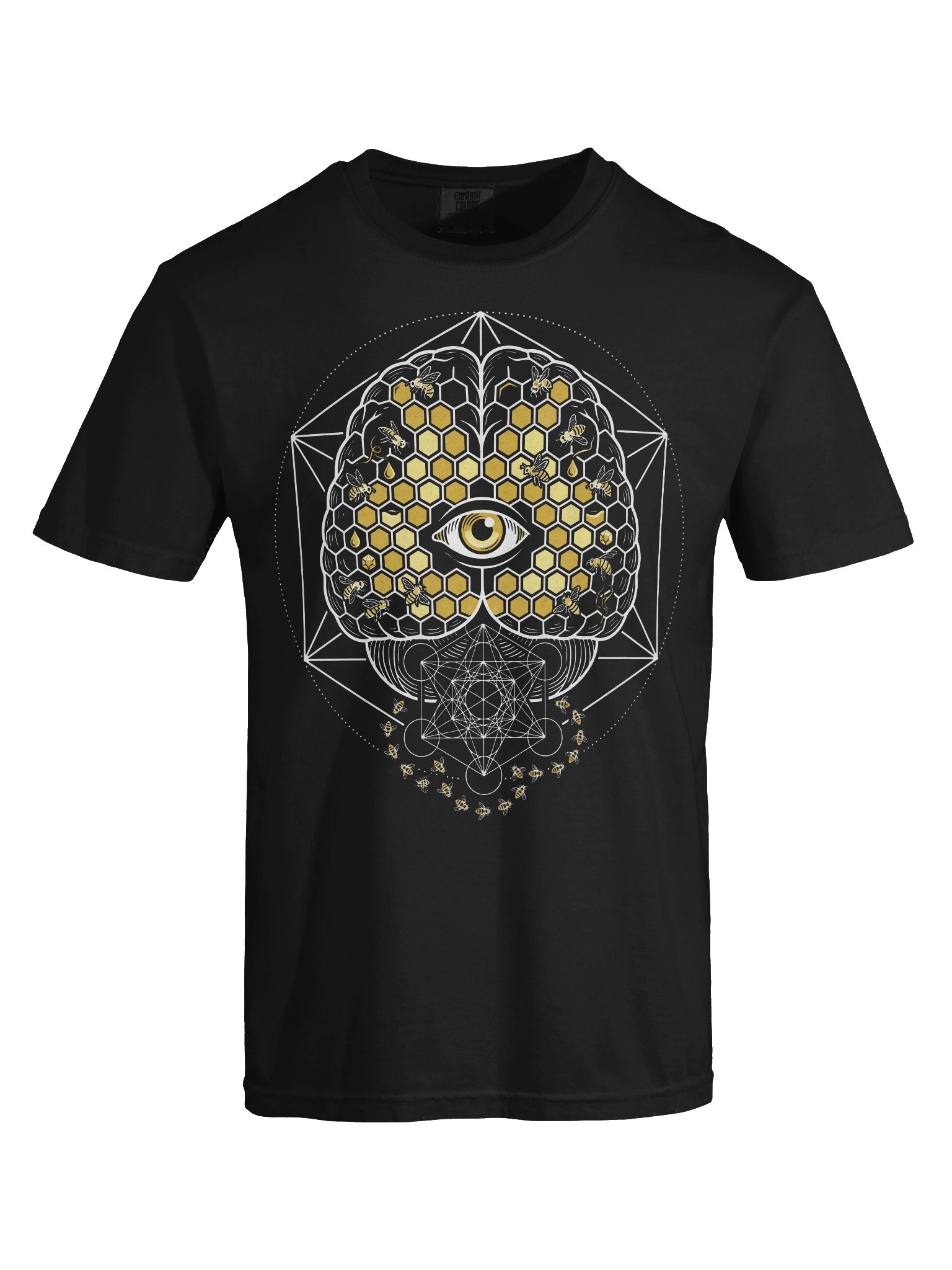 Hive Mind Sacred Geometry Art Unisex Tee product image (5)
