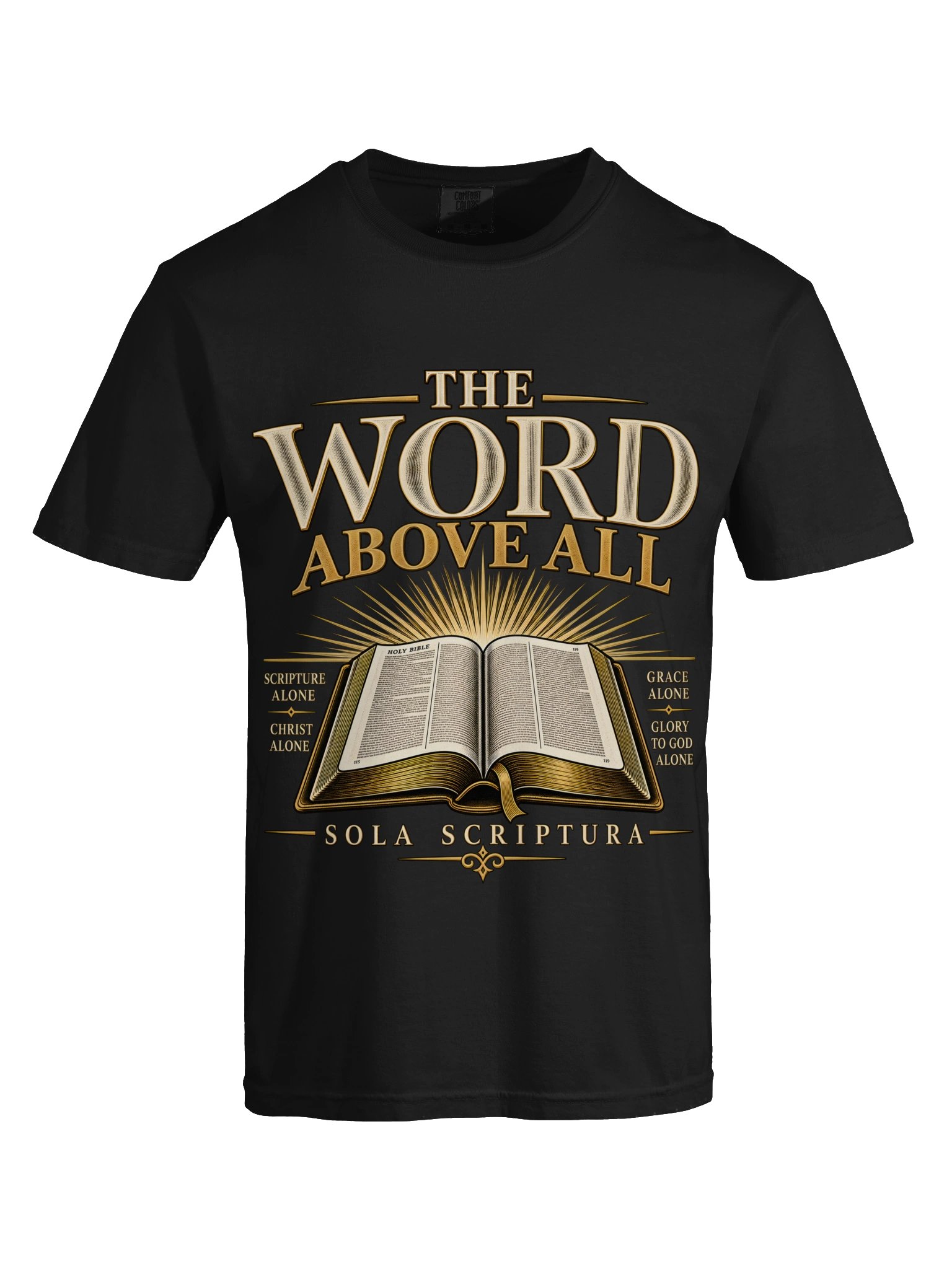 Reformed by the Word | John Calvin Reformation T-Shirt product image (9)