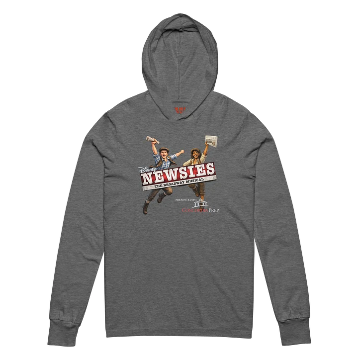 Concordia Prep - Newsies - Hooded Long Sleeve Tee 2 product image (4)