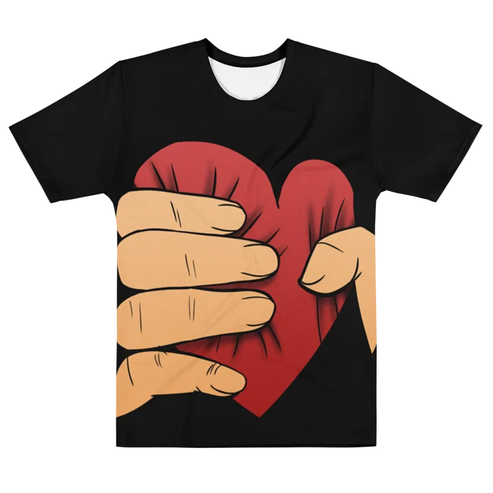 Big Heart Squeeze (black shirt / white skin tone) product image (1)