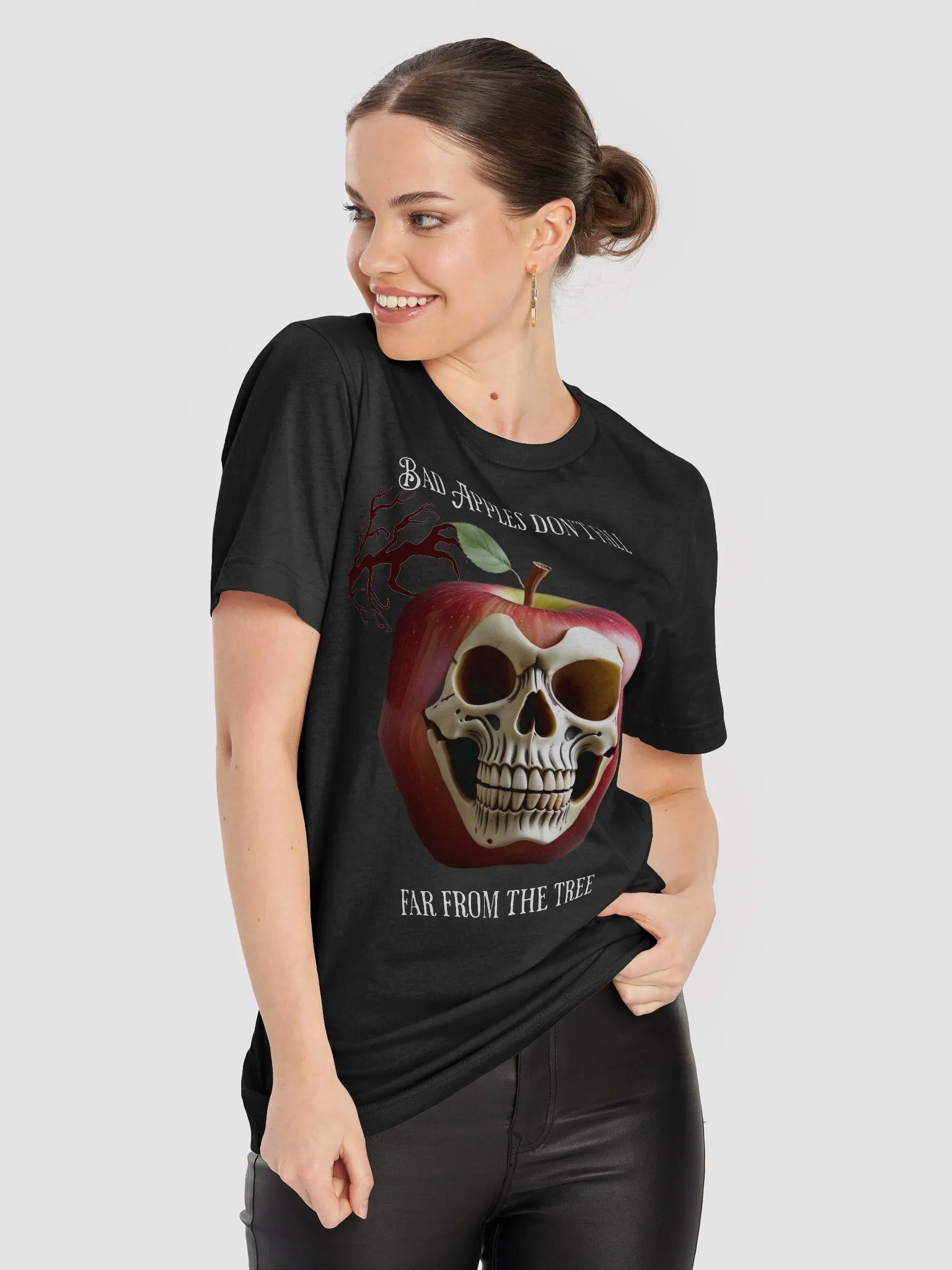 Surreal Apple Skull T-Shirt product image (61)