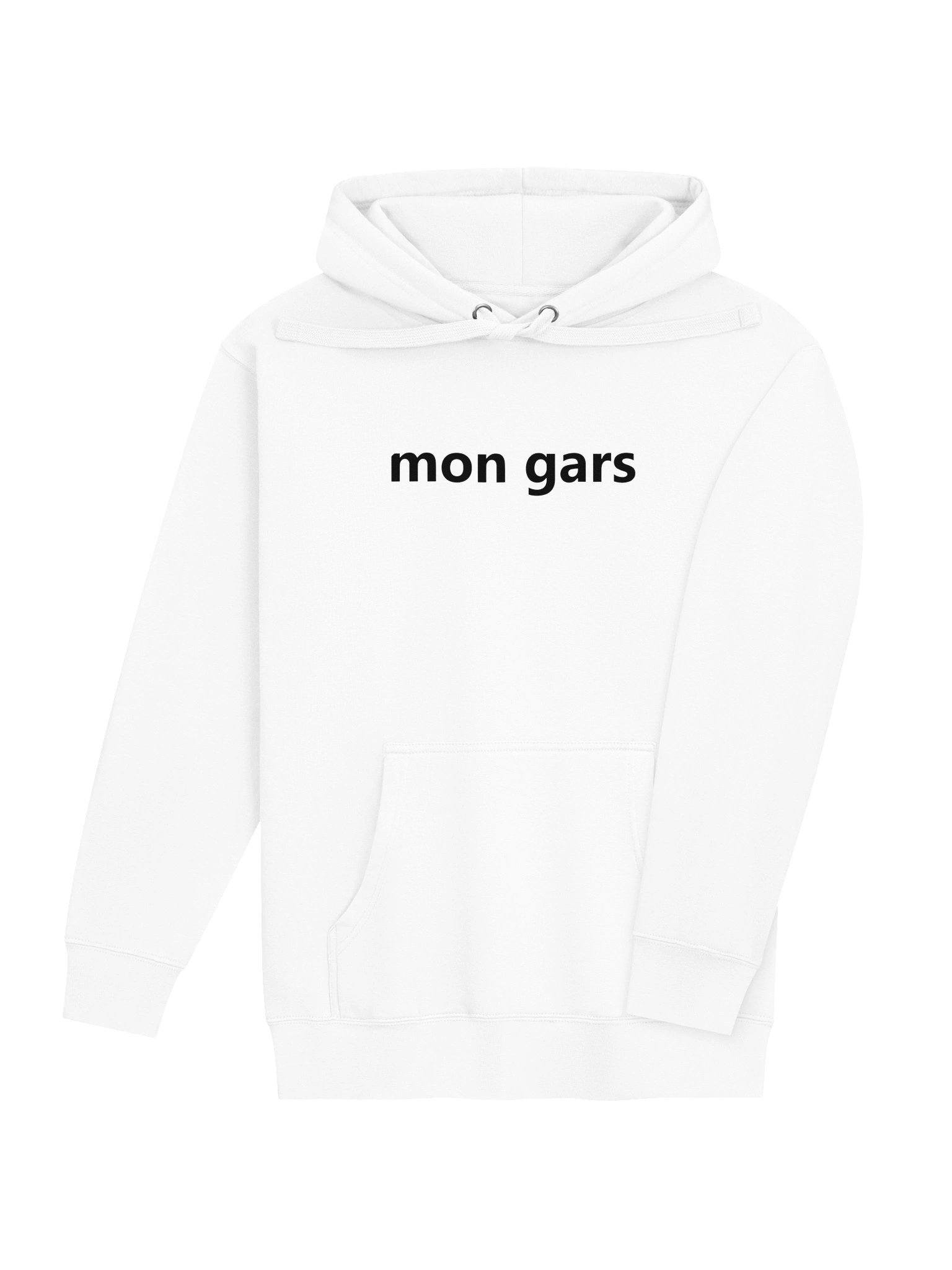 Hoodie ''mon gars'' WHITE product image (4)